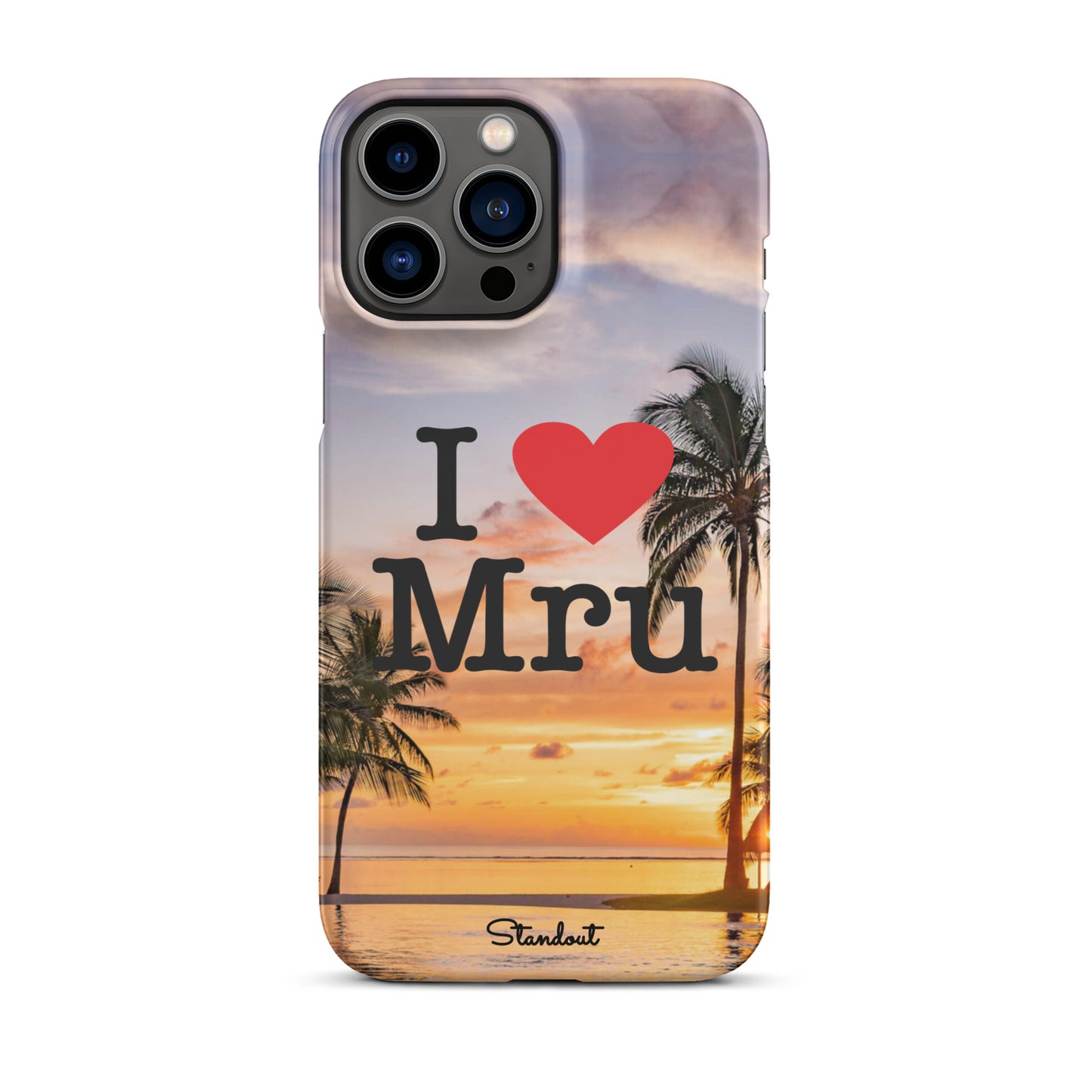 I love Mru Sunset Snap case for iPhone®