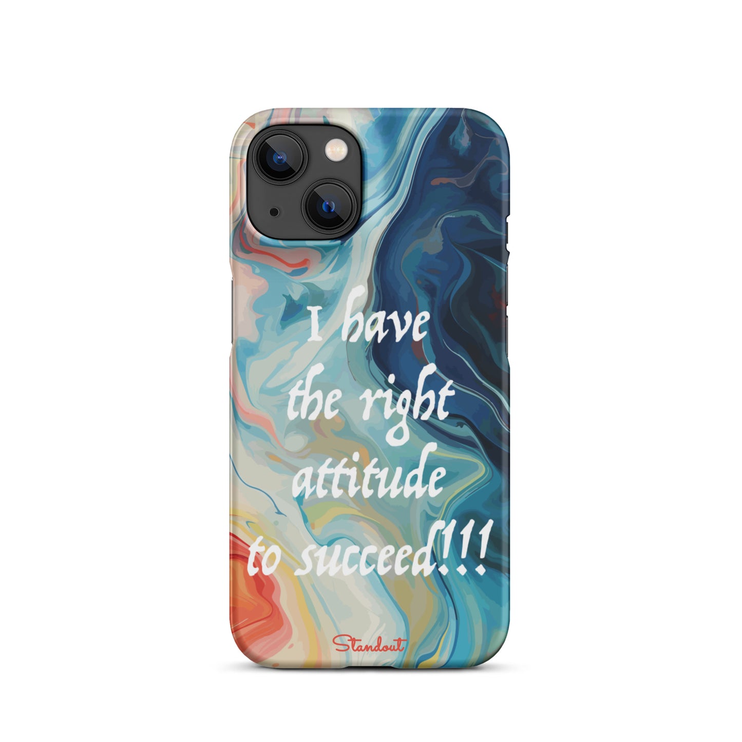 The right attitude Snap case for iPhone®