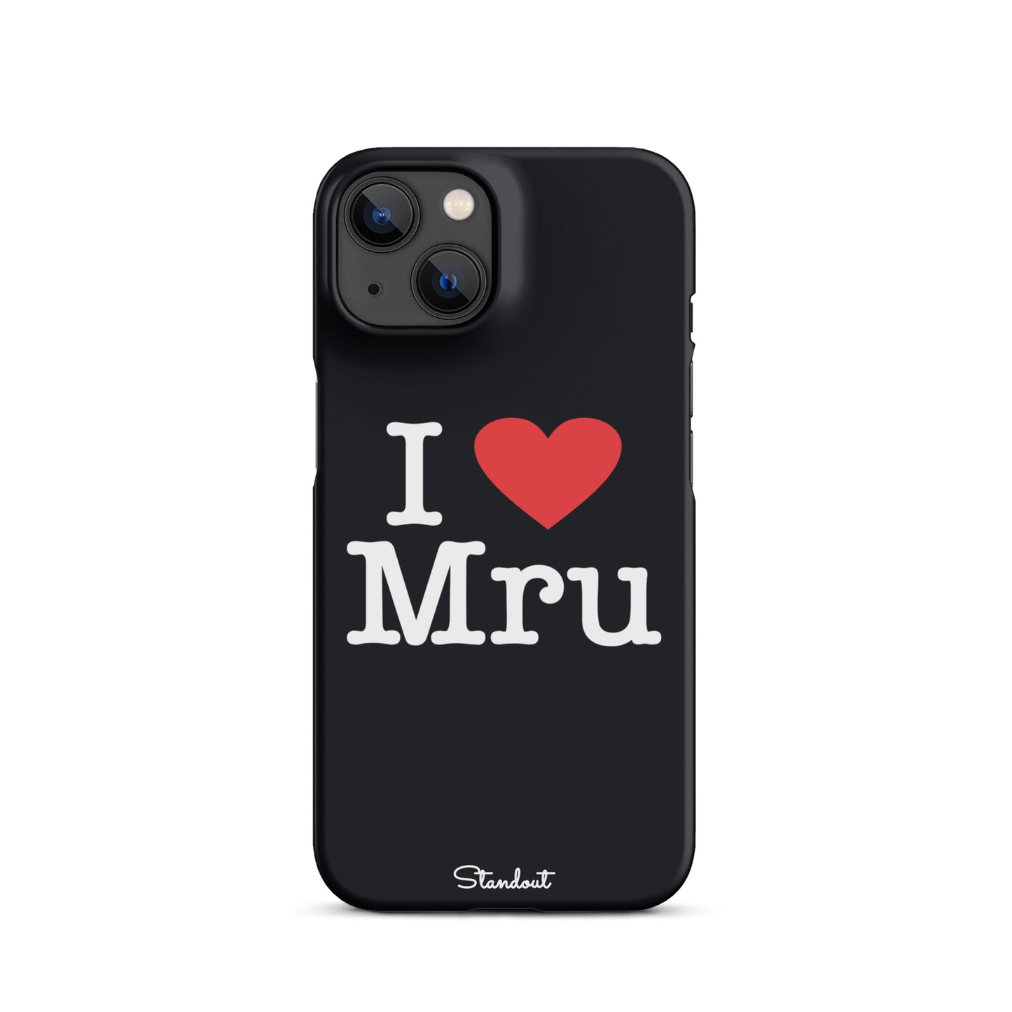 I love Mru original Snap case for iPhone®