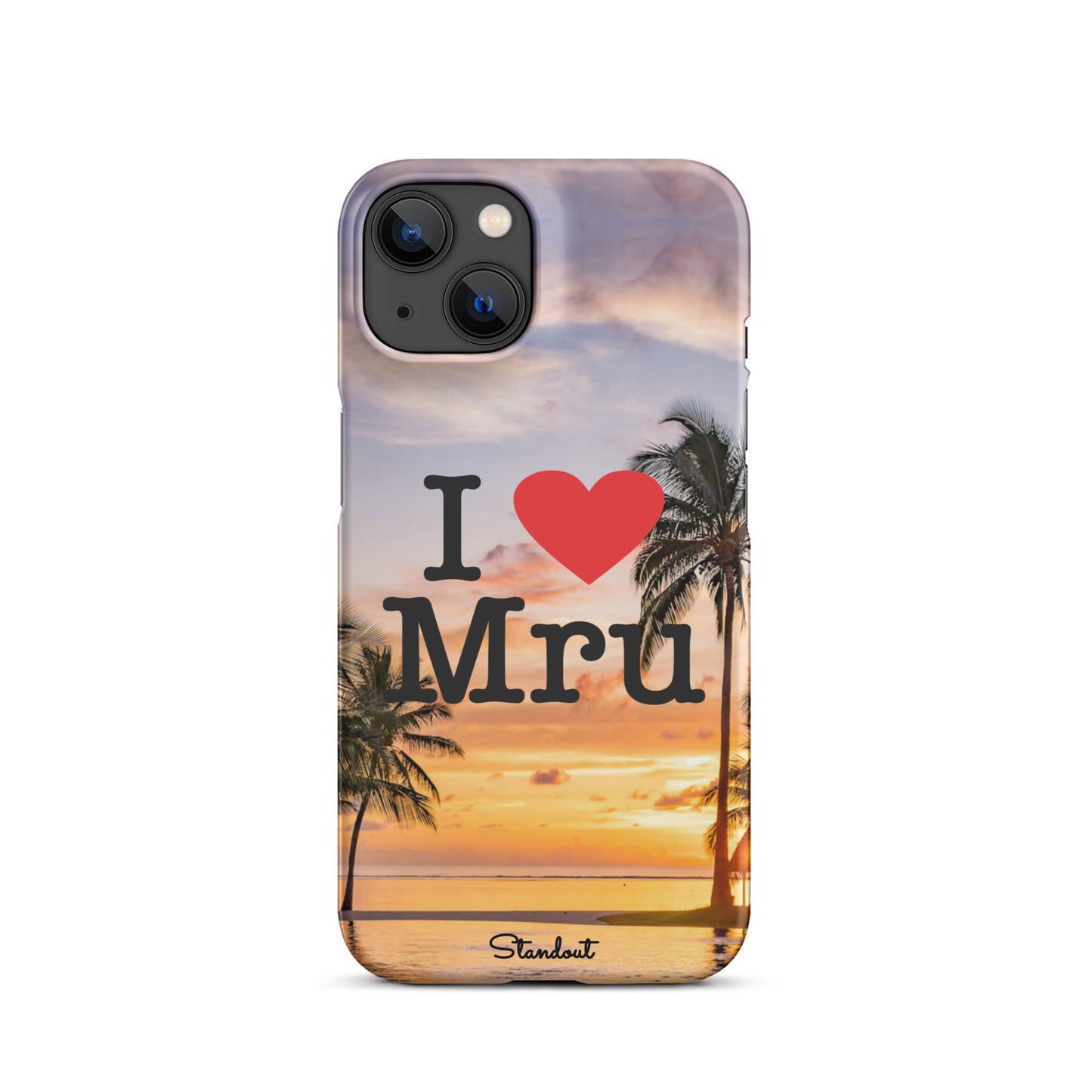 I love Mru Sunset Snap case for iPhone®