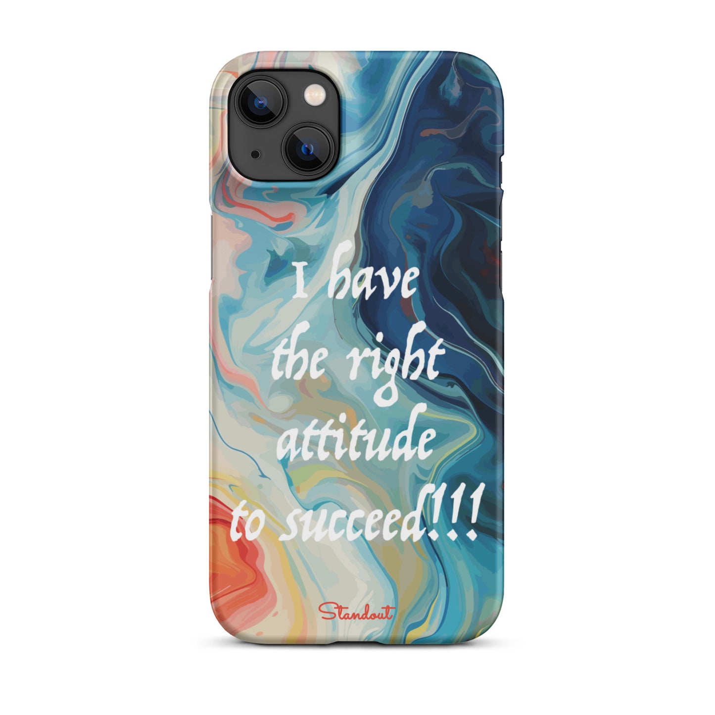 The right attitude Snap case for iPhone®