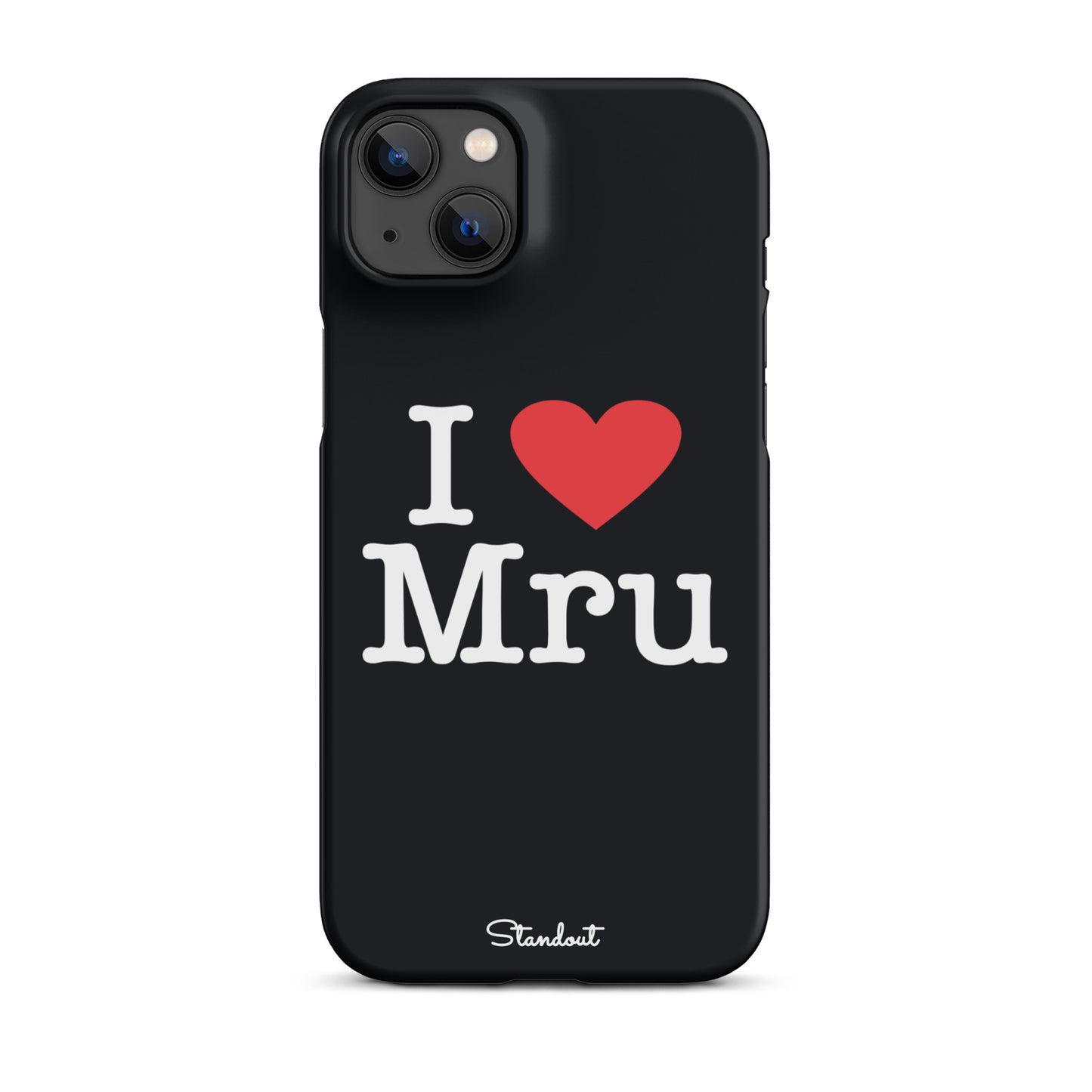 I love Mru original Snap case for iPhone®