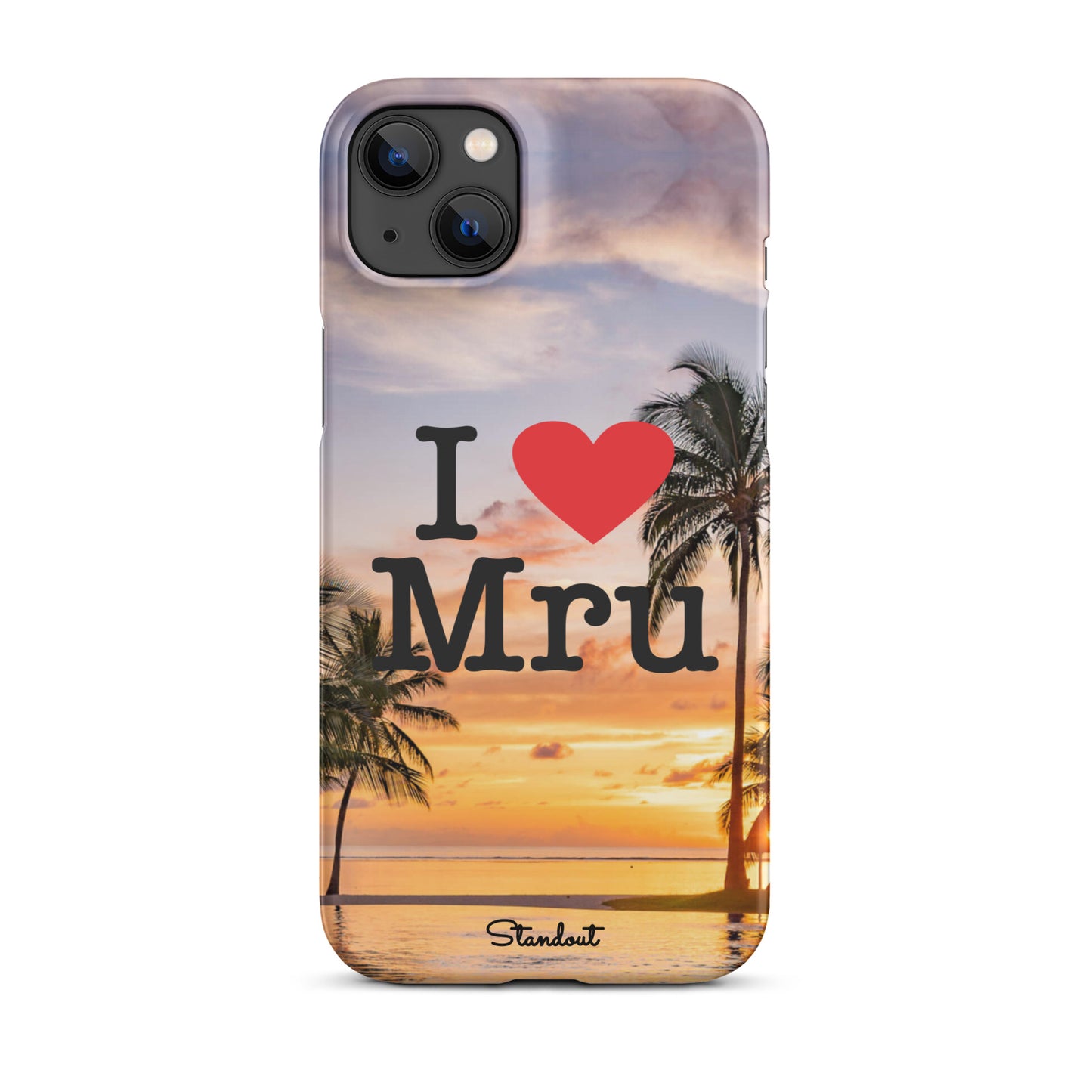 I love Mru Sunset Snap case for iPhone®