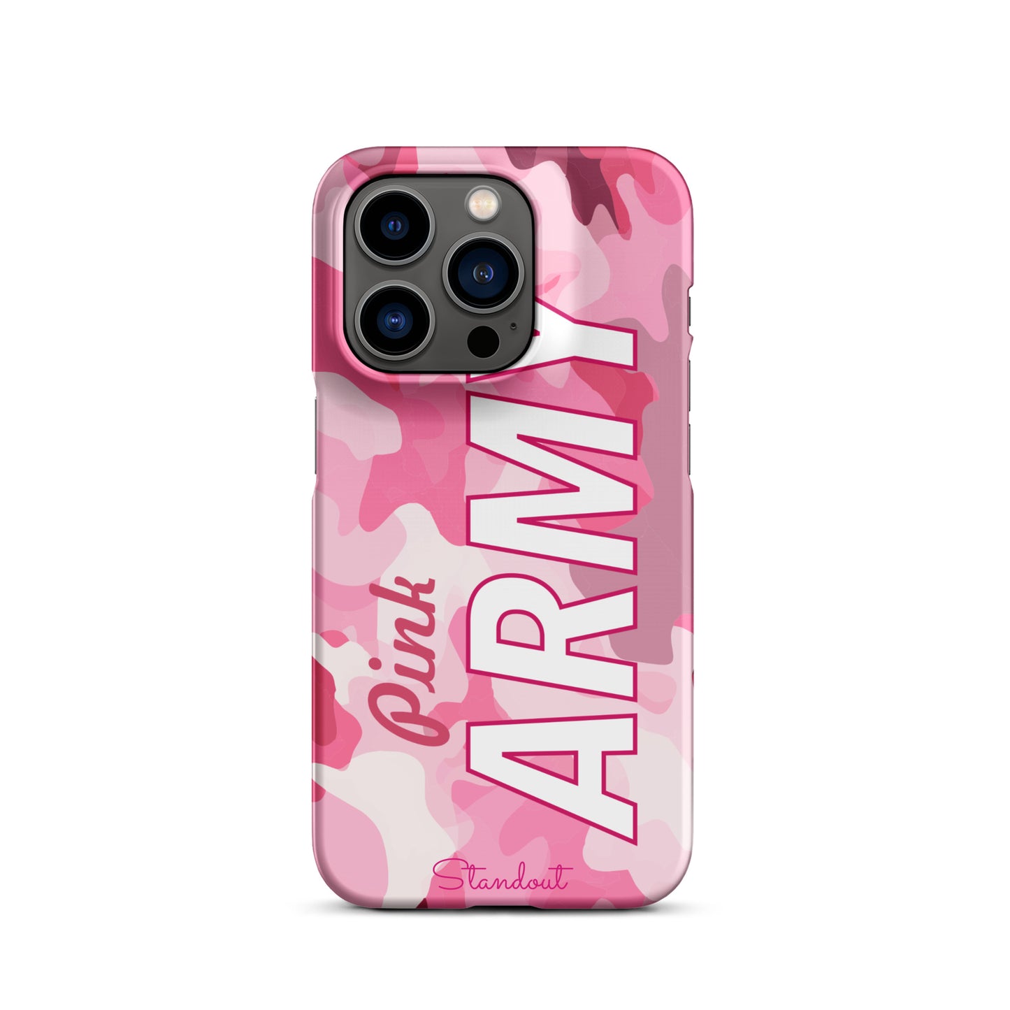 Pink Army Snap case for iPhone® SCI090