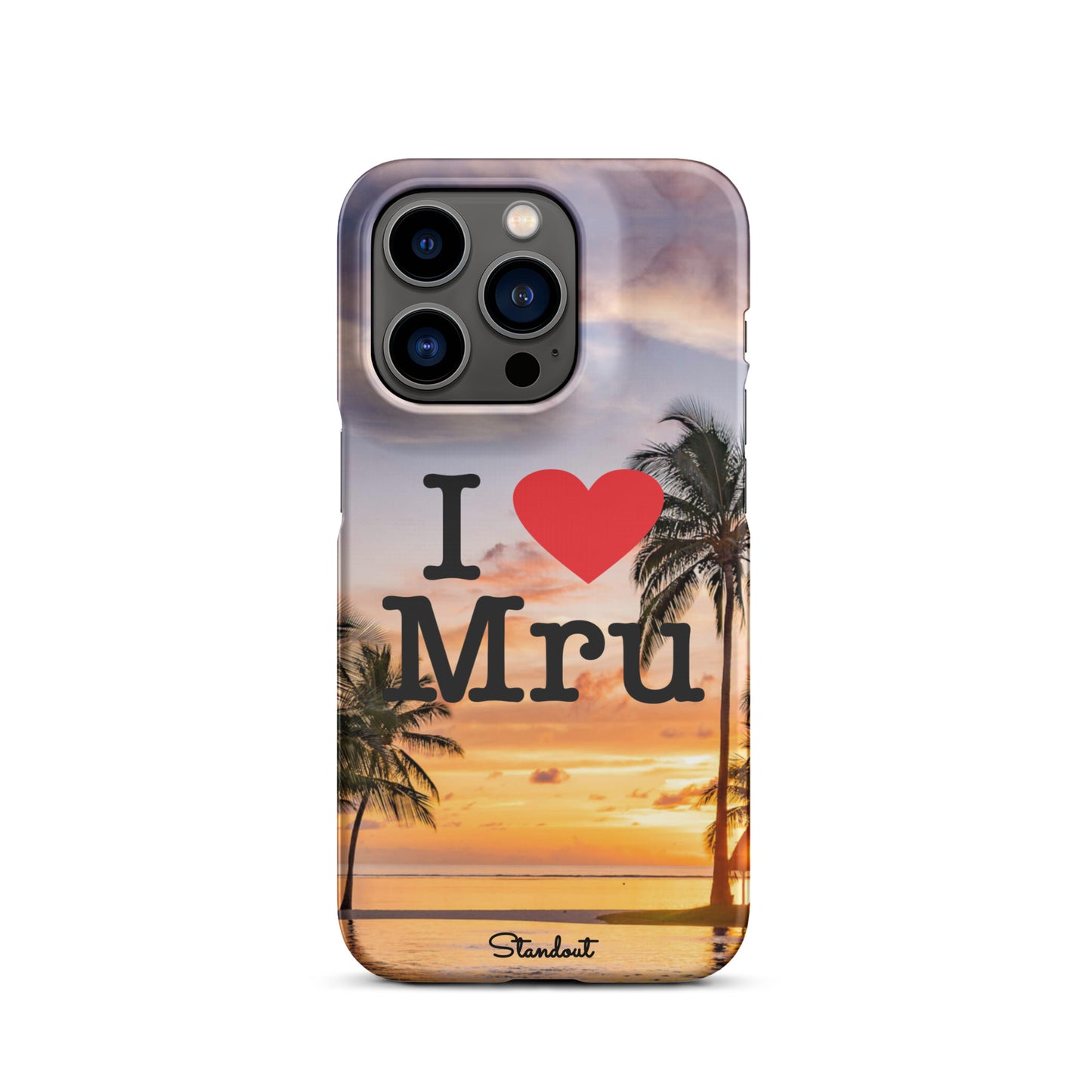 I love Mru Sunset Snap case for iPhone®