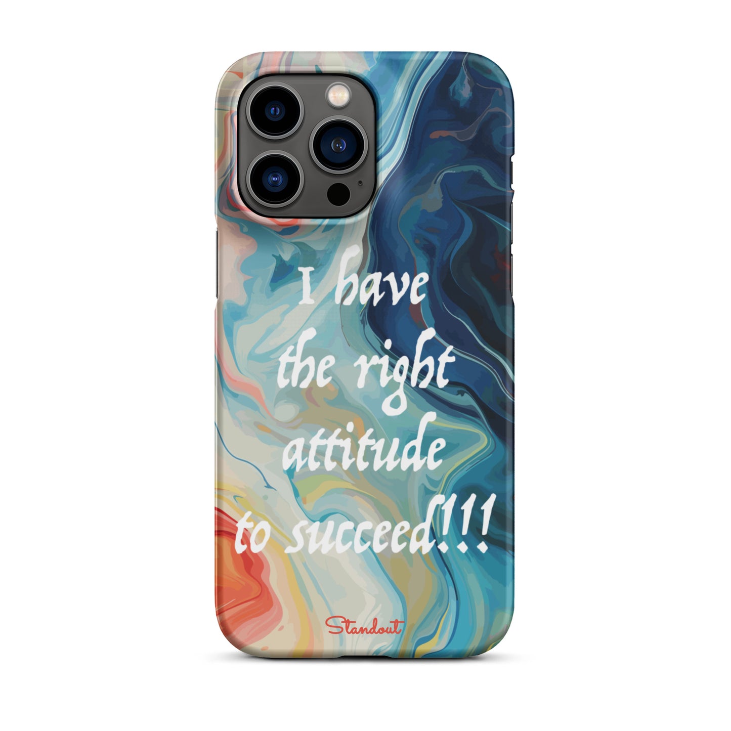 The right attitude Snap case for iPhone®