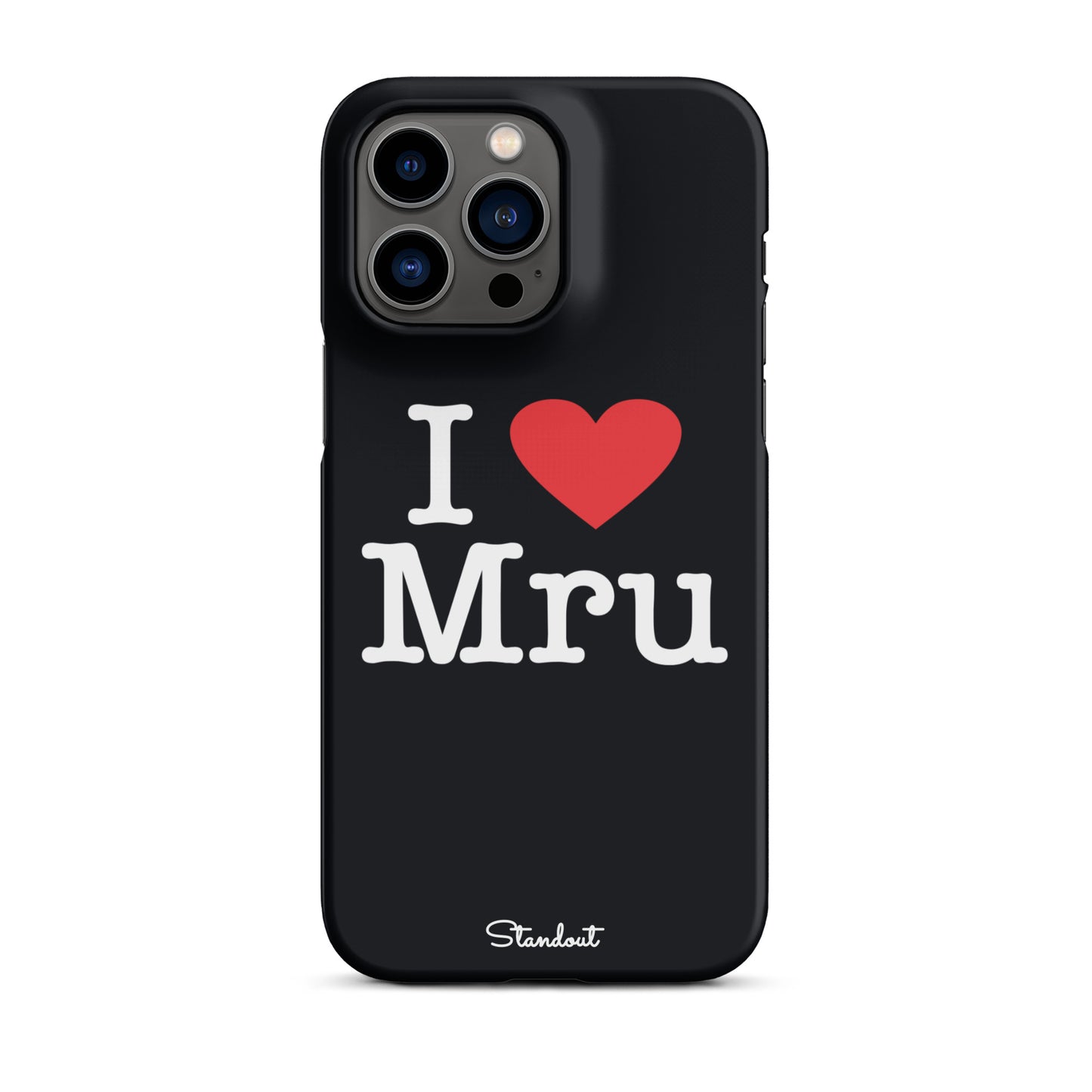 I love Mru original Snap case for iPhone®