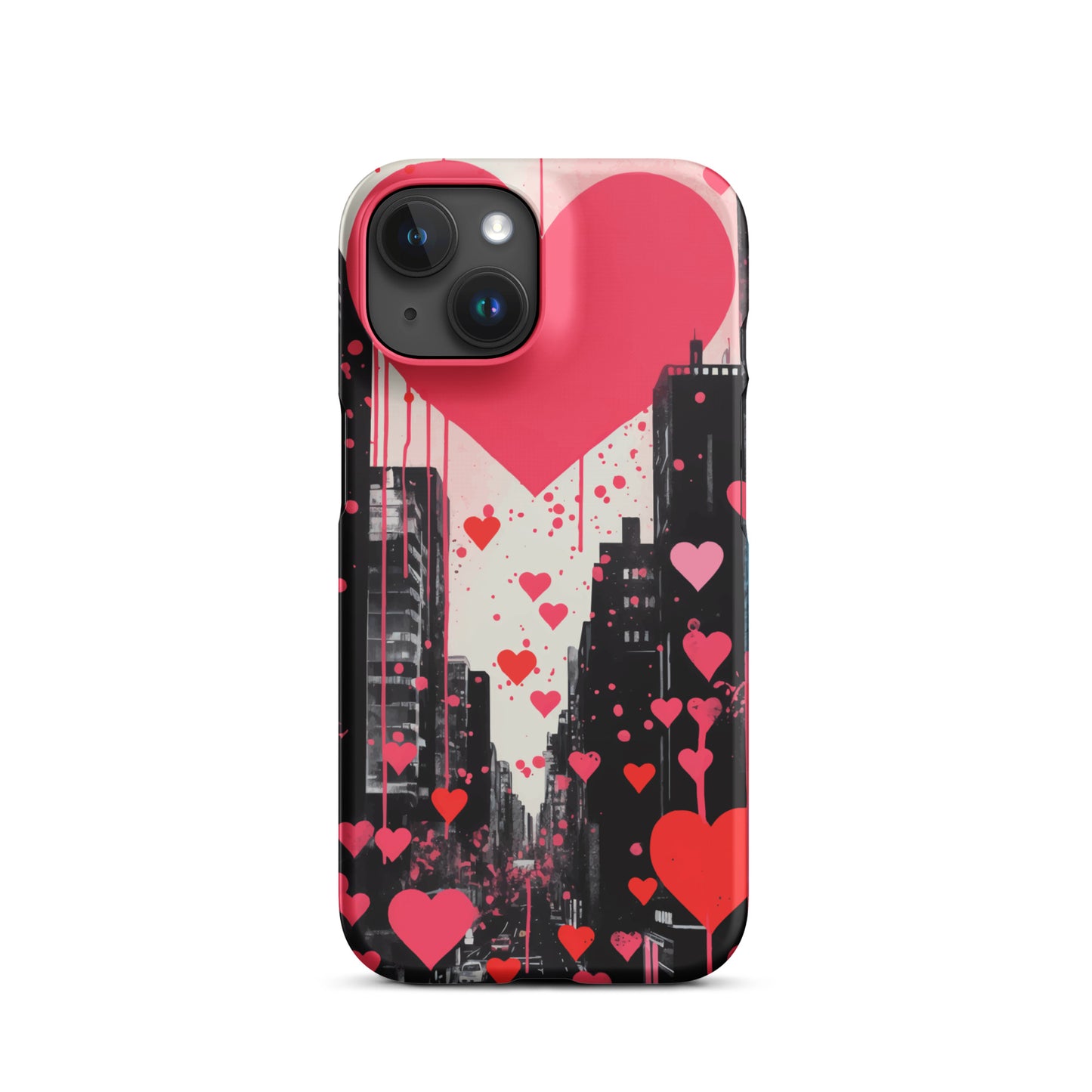 Hearts in the city  Snap case for iPhone®