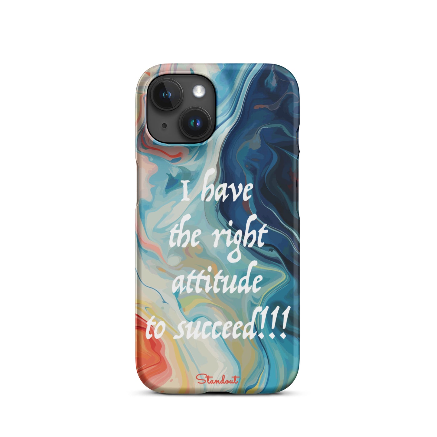 The right attitude Snap case for iPhone®