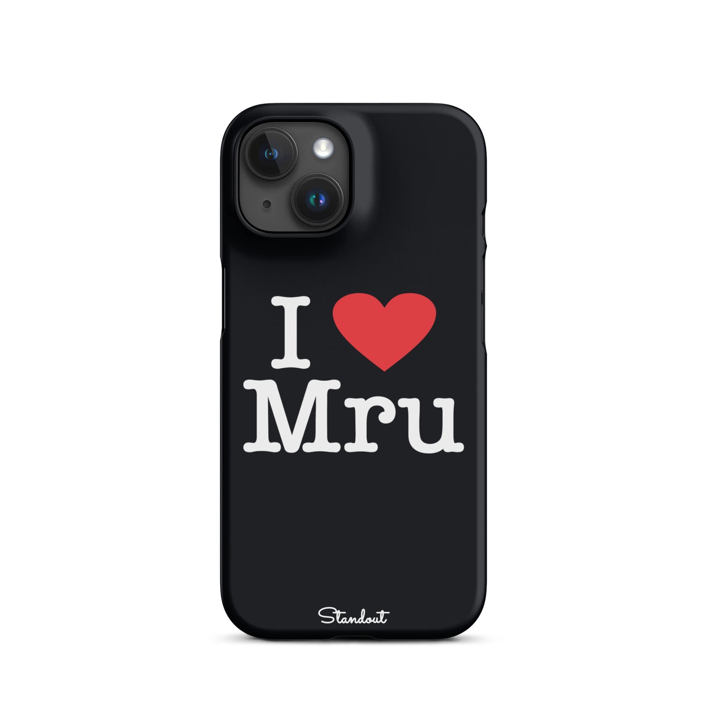 I love Mru original Snap case for iPhone®