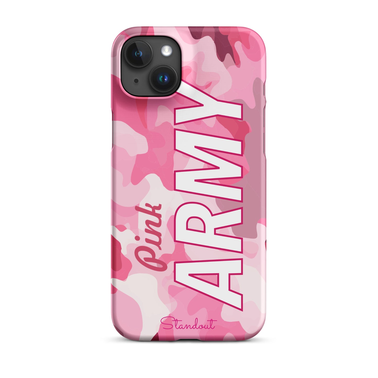 Pink Army Snap case for iPhone® SCI090