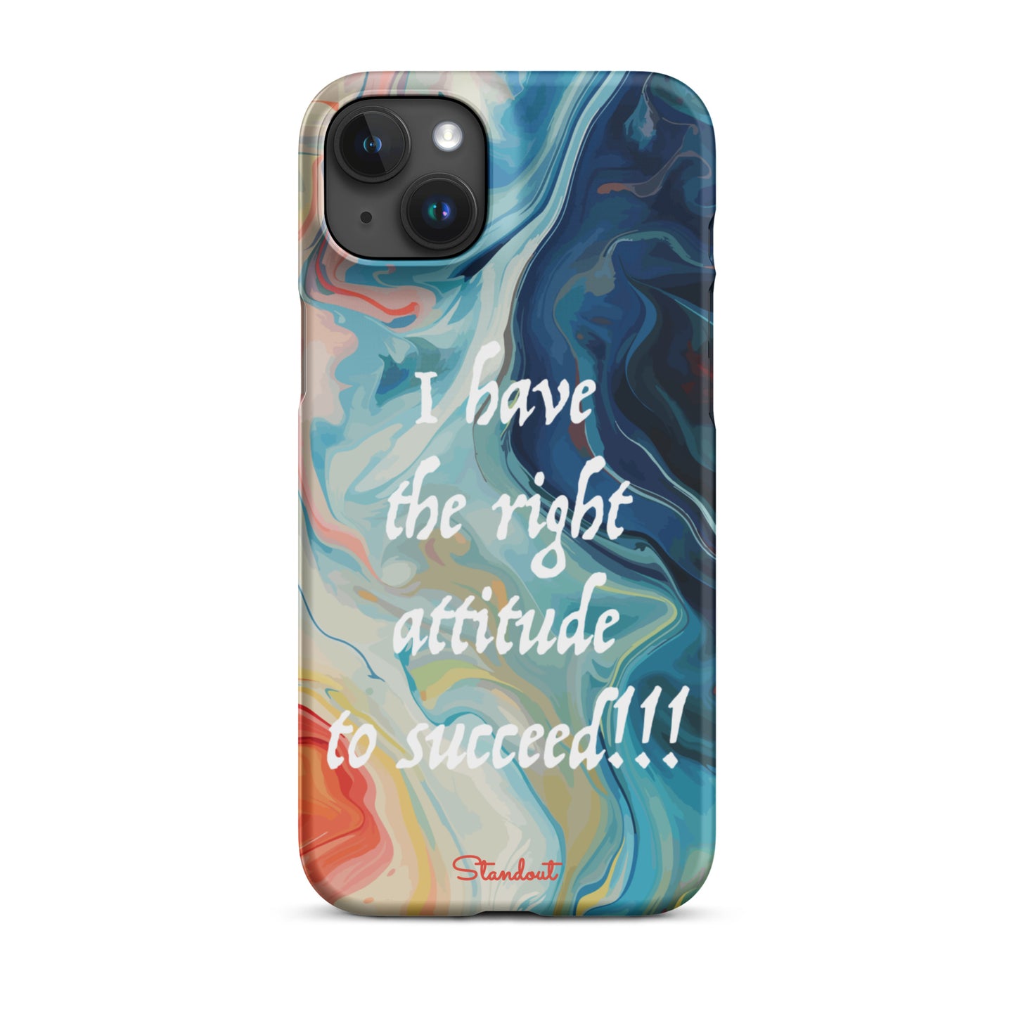 The right attitude Snap case for iPhone®