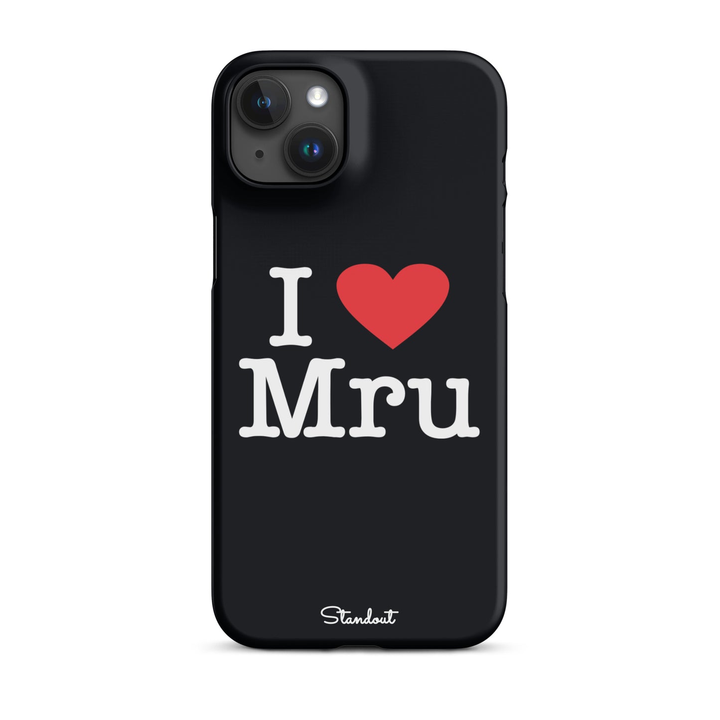 I love Mru original Snap case for iPhone®