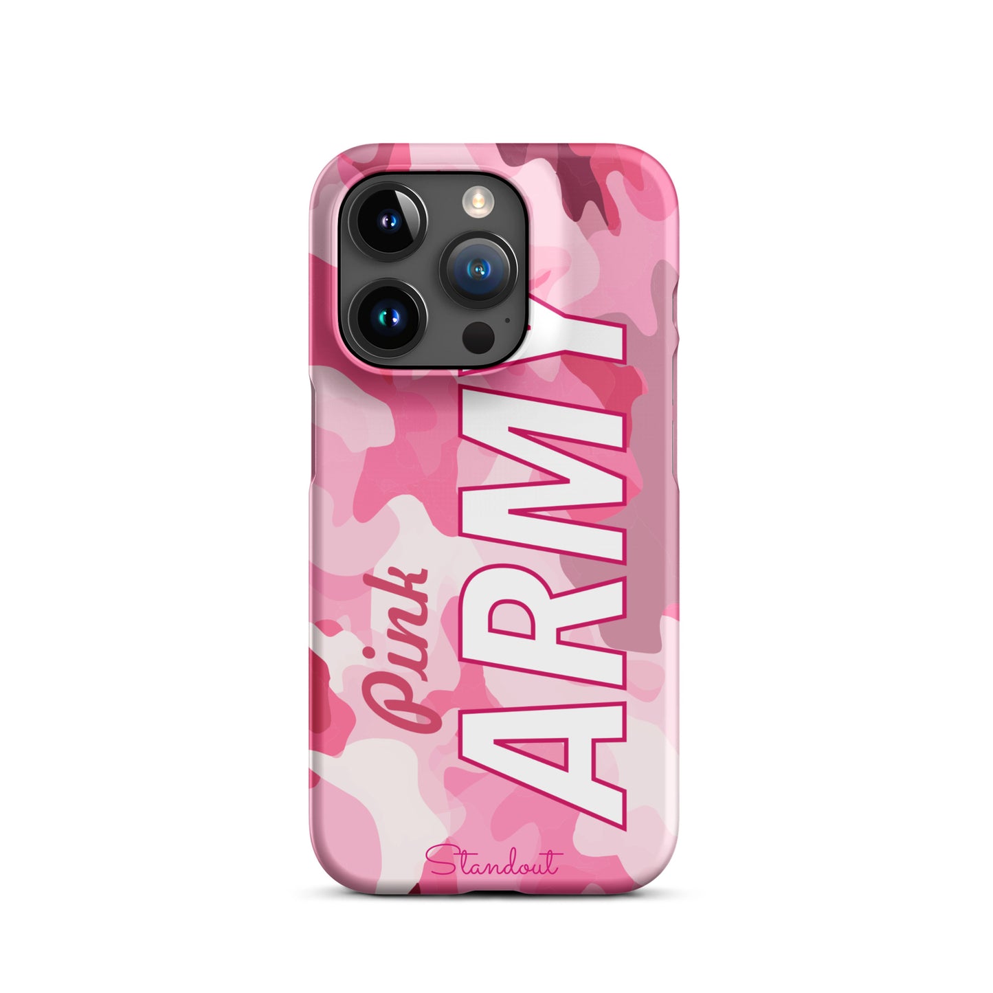 Pink Army Snap case for iPhone® SCI090