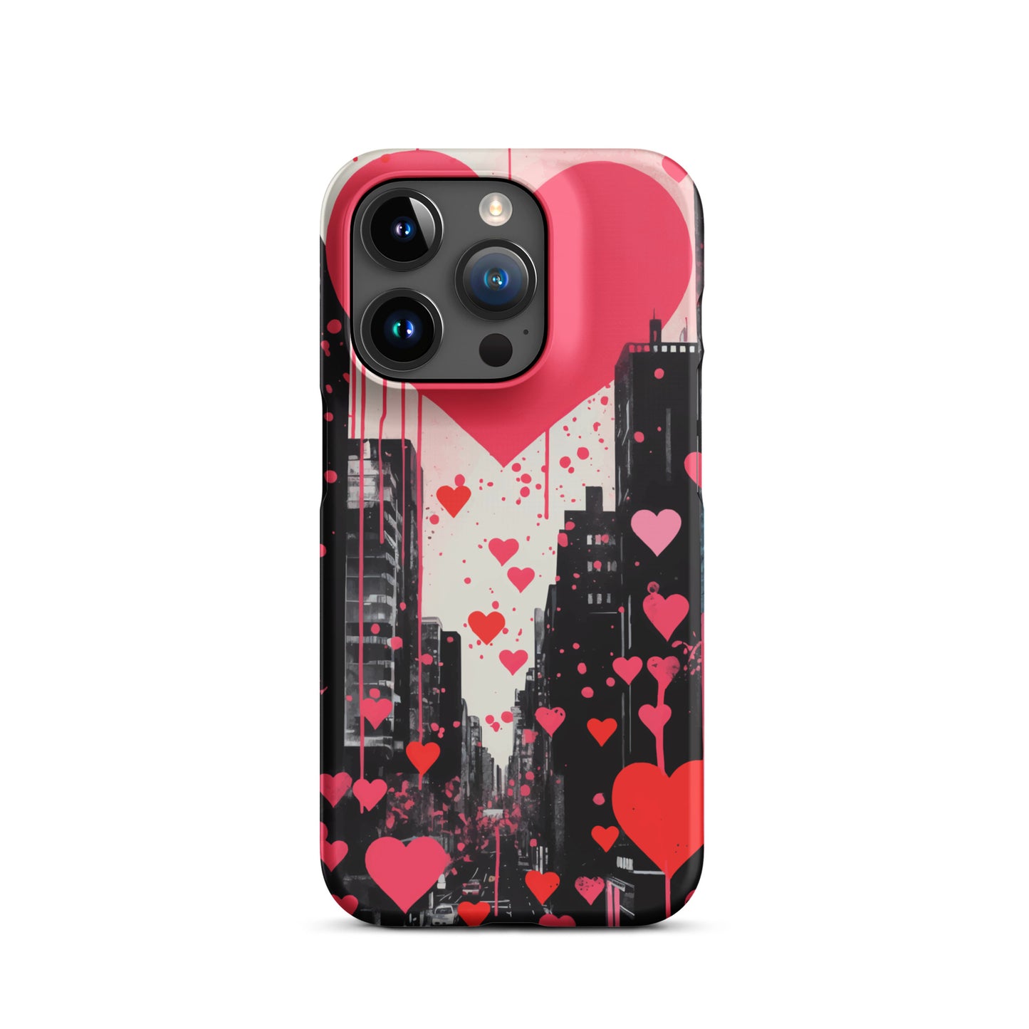 Hearts in the city  Snap case for iPhone®