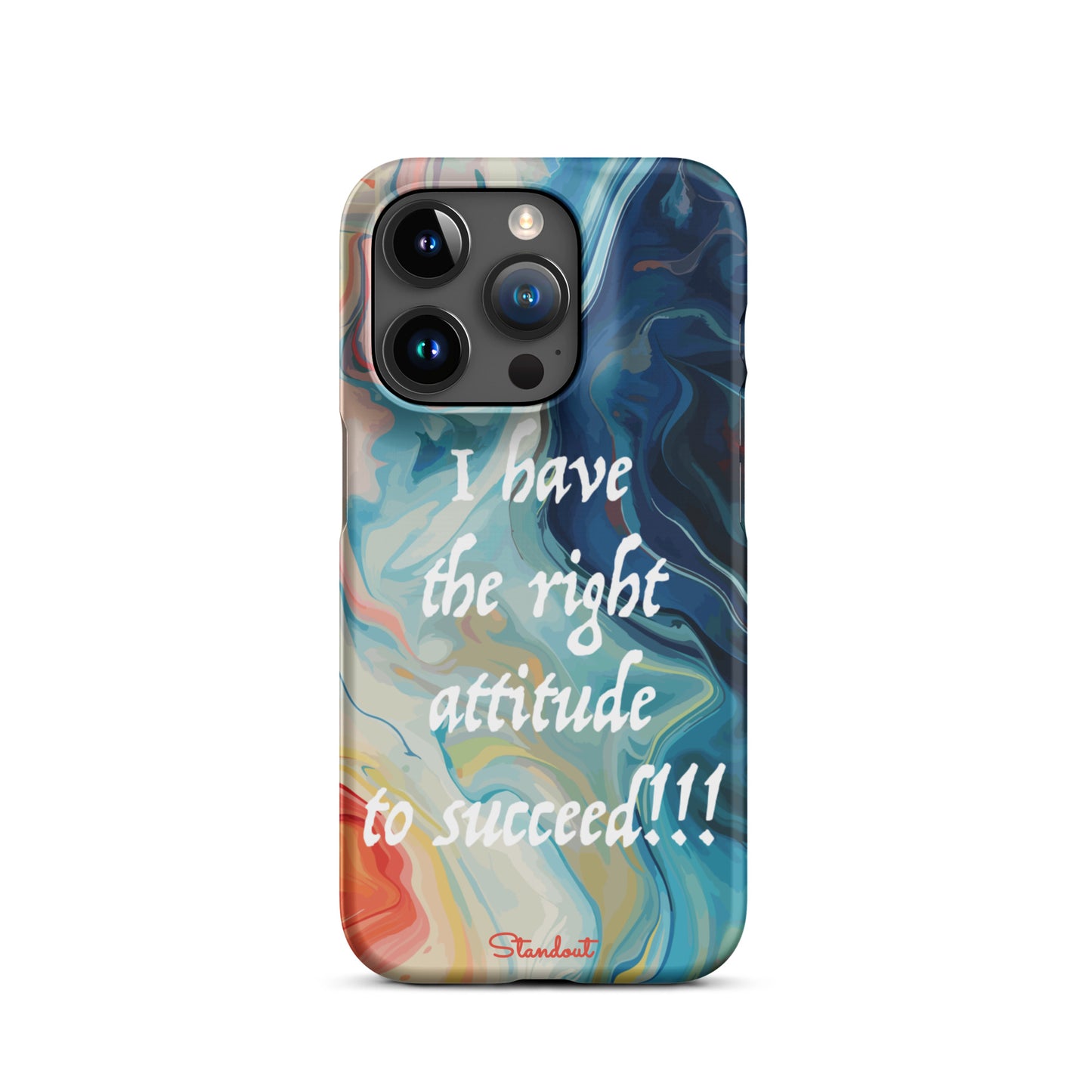 The right attitude Snap case for iPhone®