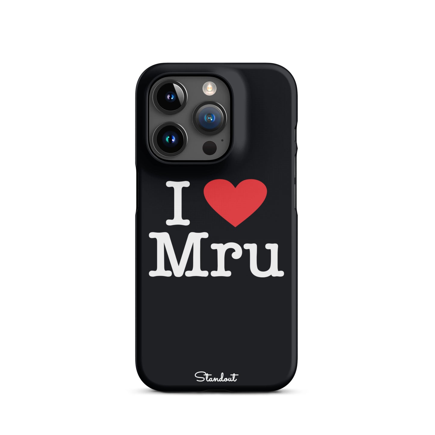 I love Mru original Snap case for iPhone®