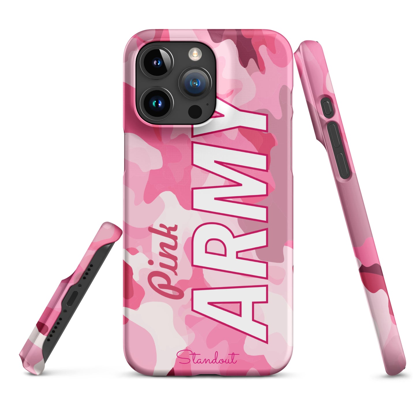 Pink Army Snap case for iPhone® SCI090