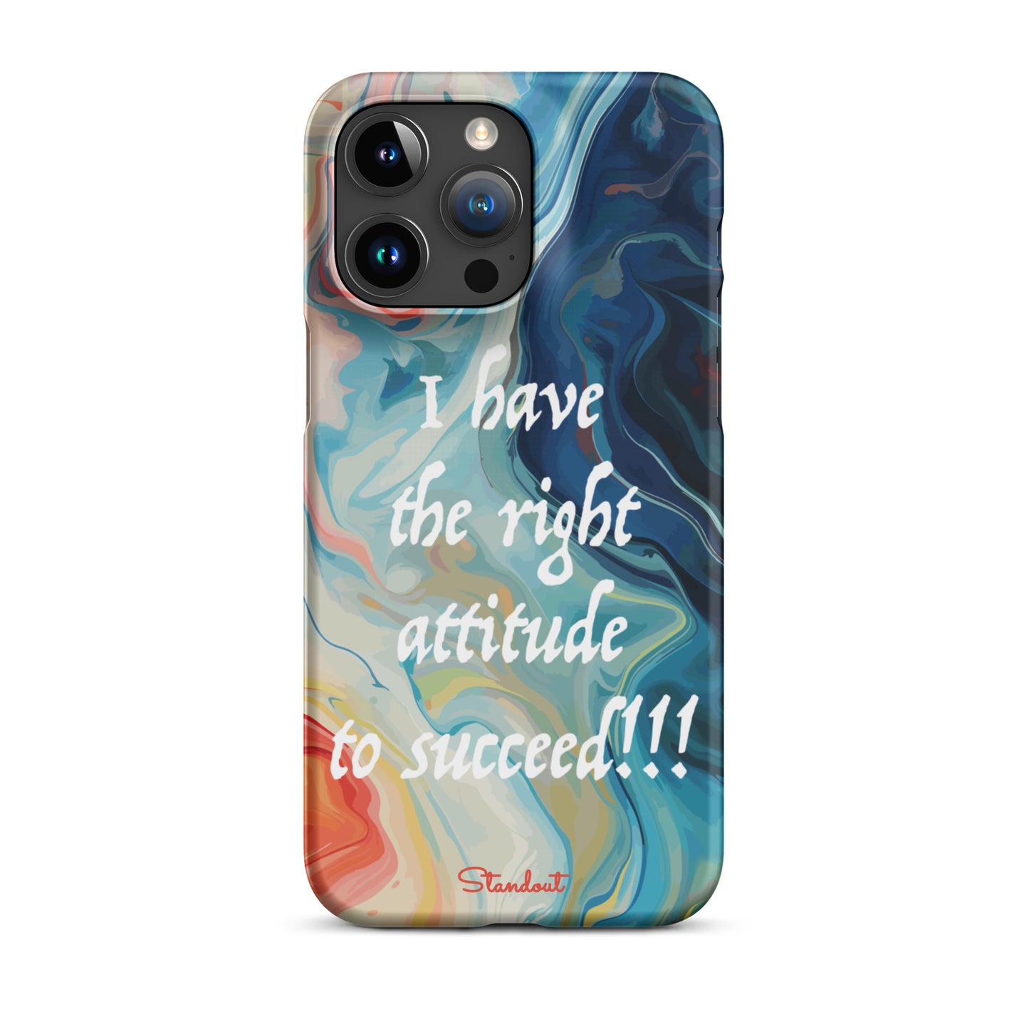 The right attitude Snap case for iPhone®