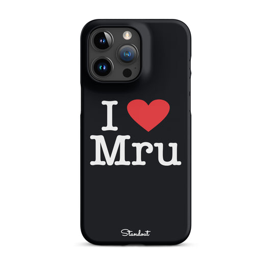 I love Mru original Snap case for iPhone®