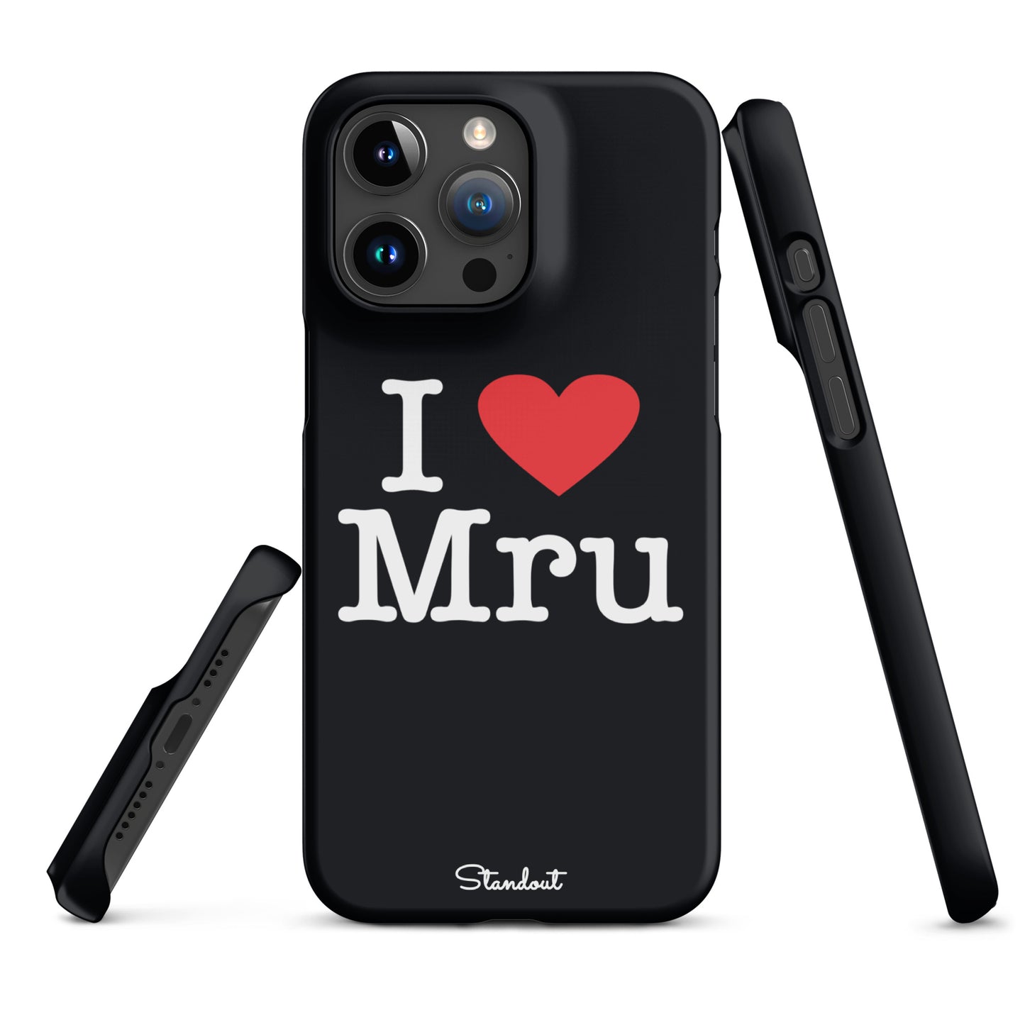 I love Mru original Snap case for iPhone®