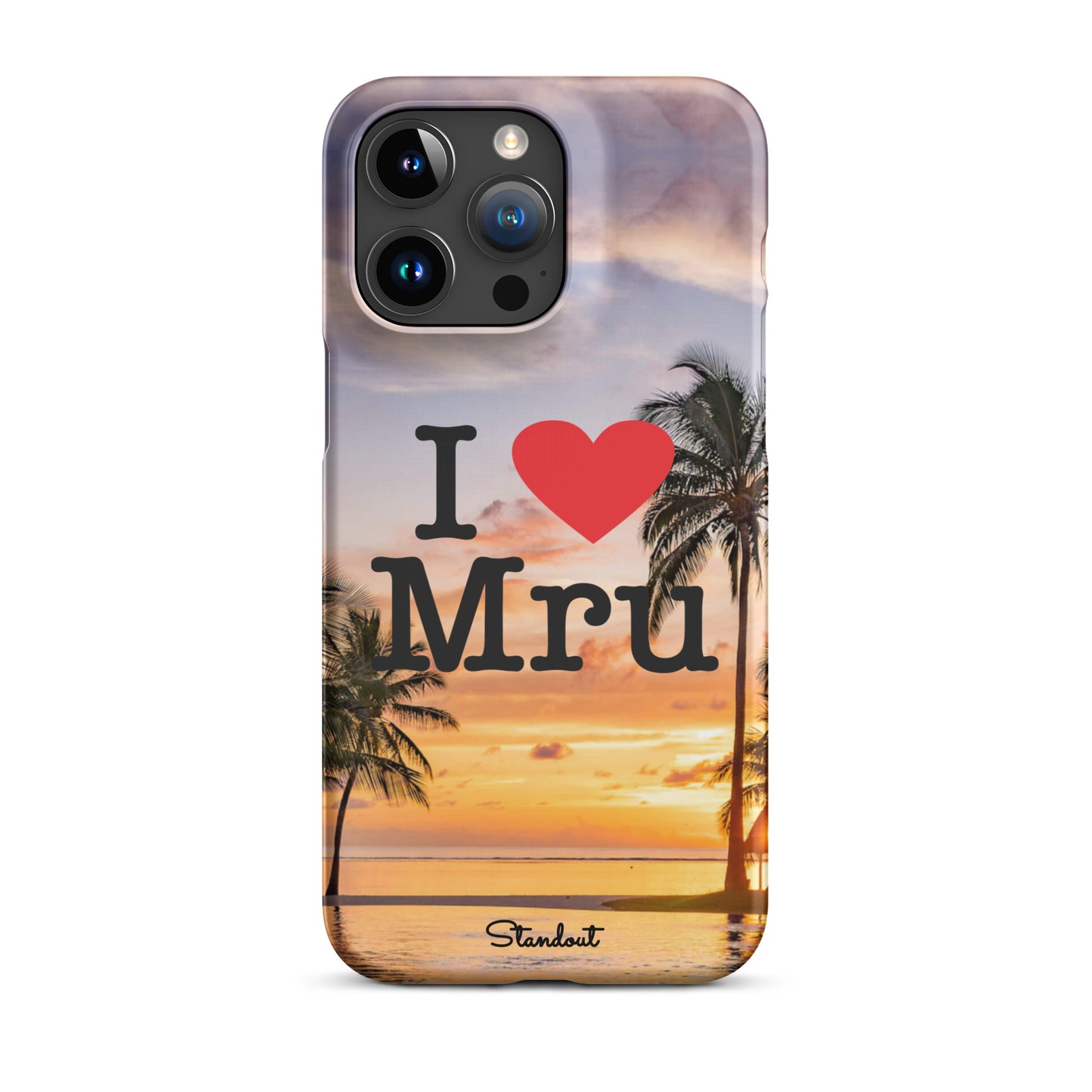 I love Mru Sunset Snap case for iPhone®