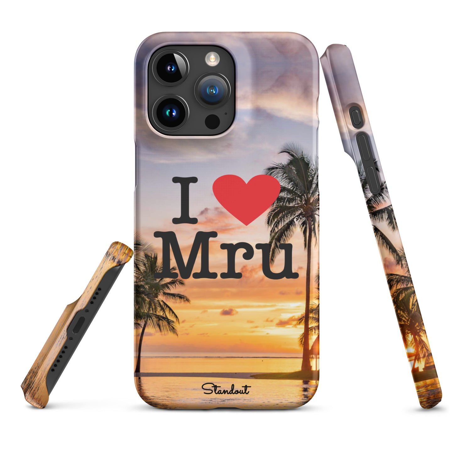 I love Mru Sunset Snap case for iPhone®