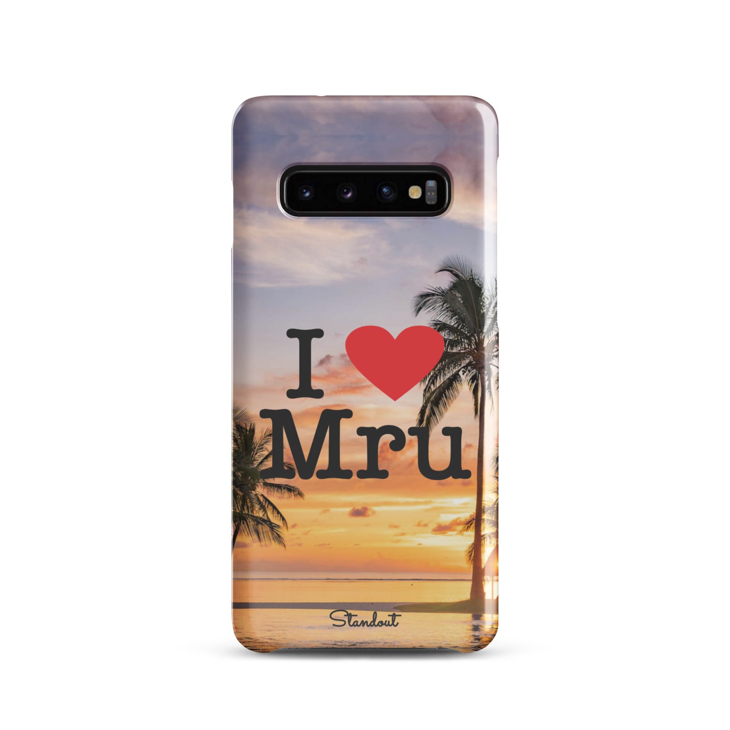 I love Mru SunsetSnap case for Samsung®