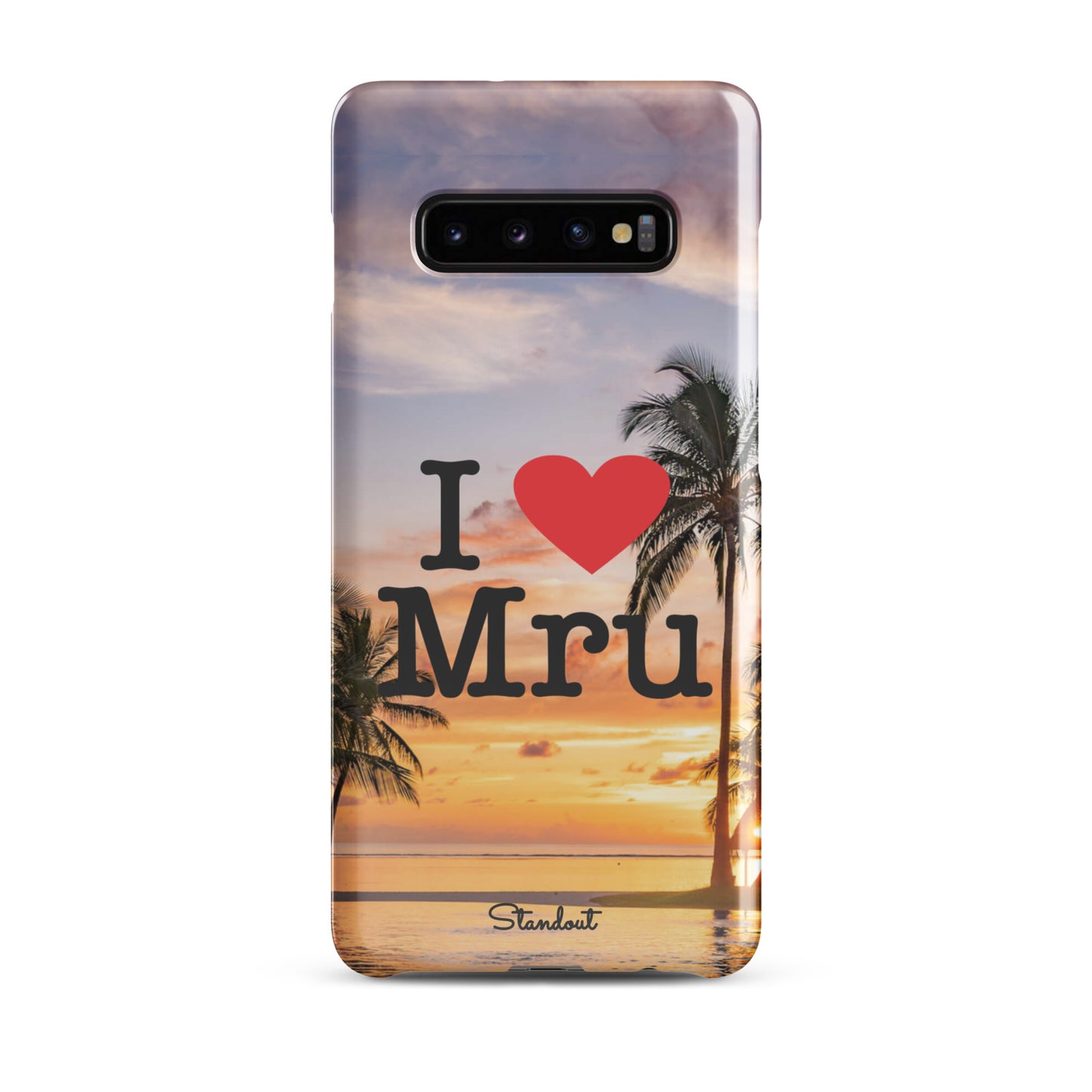 I love Mru SunsetSnap case for Samsung®