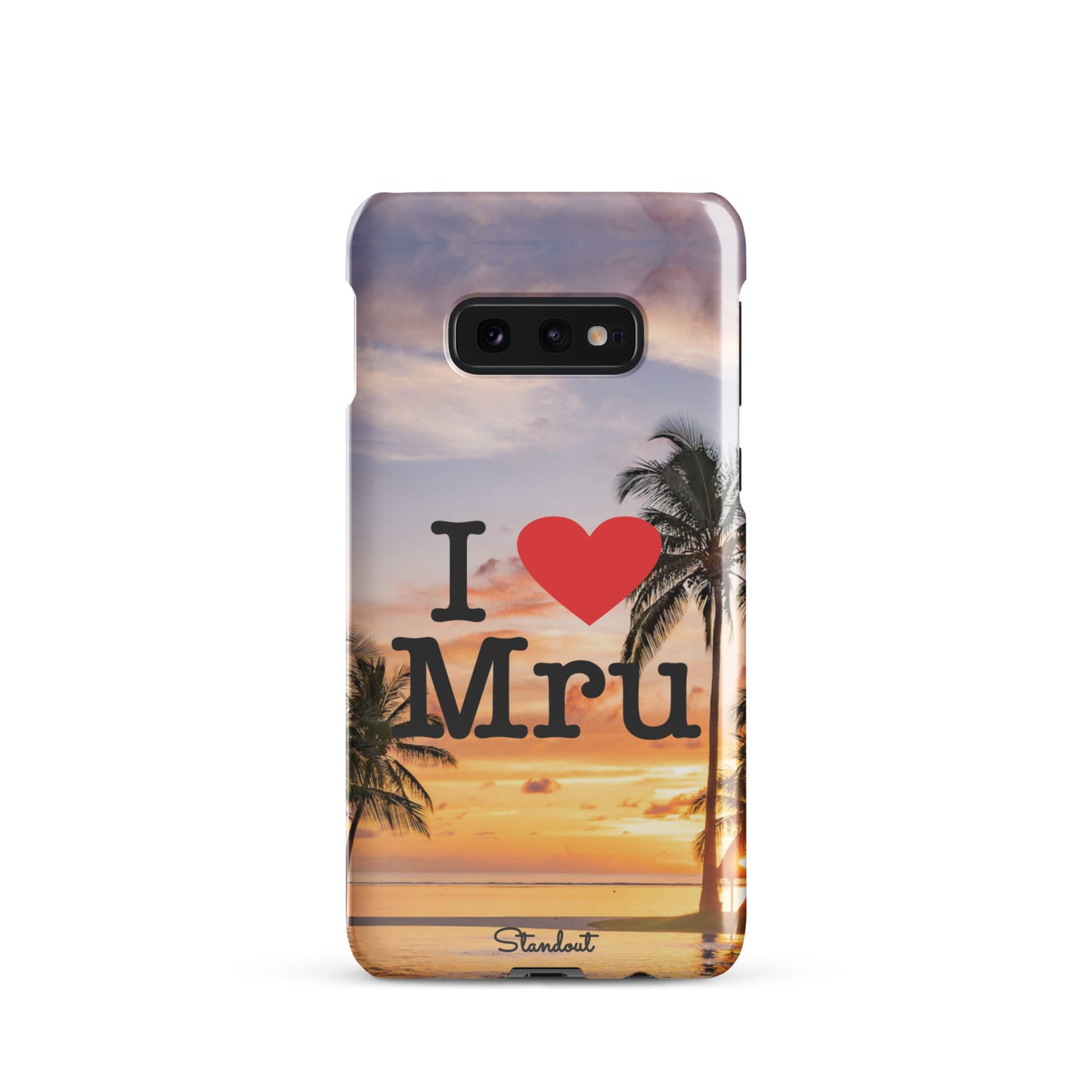 I love Mru SunsetSnap case for Samsung®