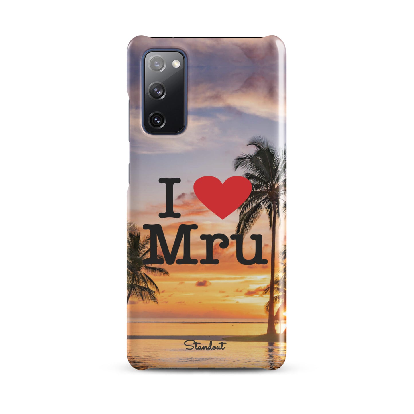 I love Mru SunsetSnap case for Samsung®