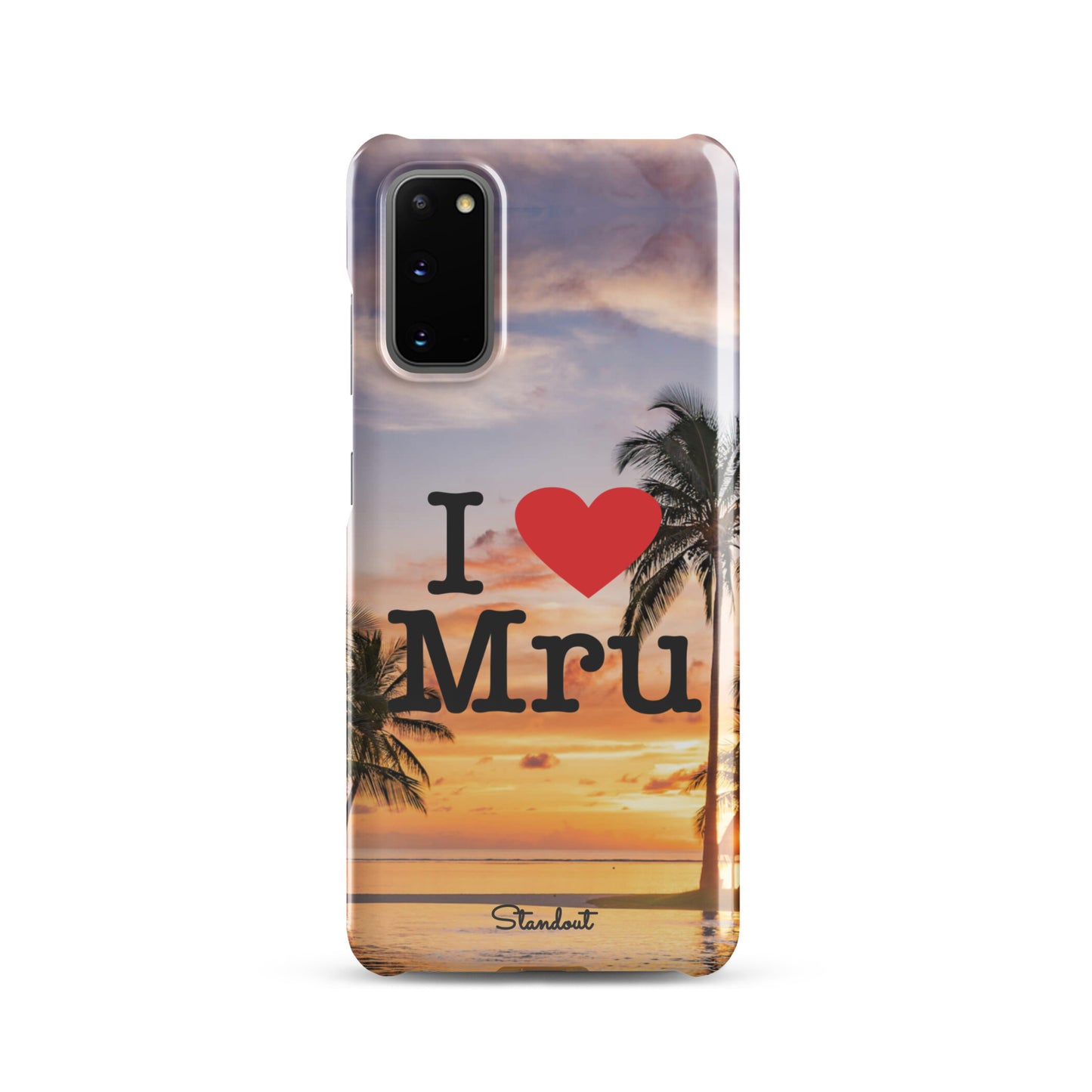 I love Mru SunsetSnap case for Samsung®