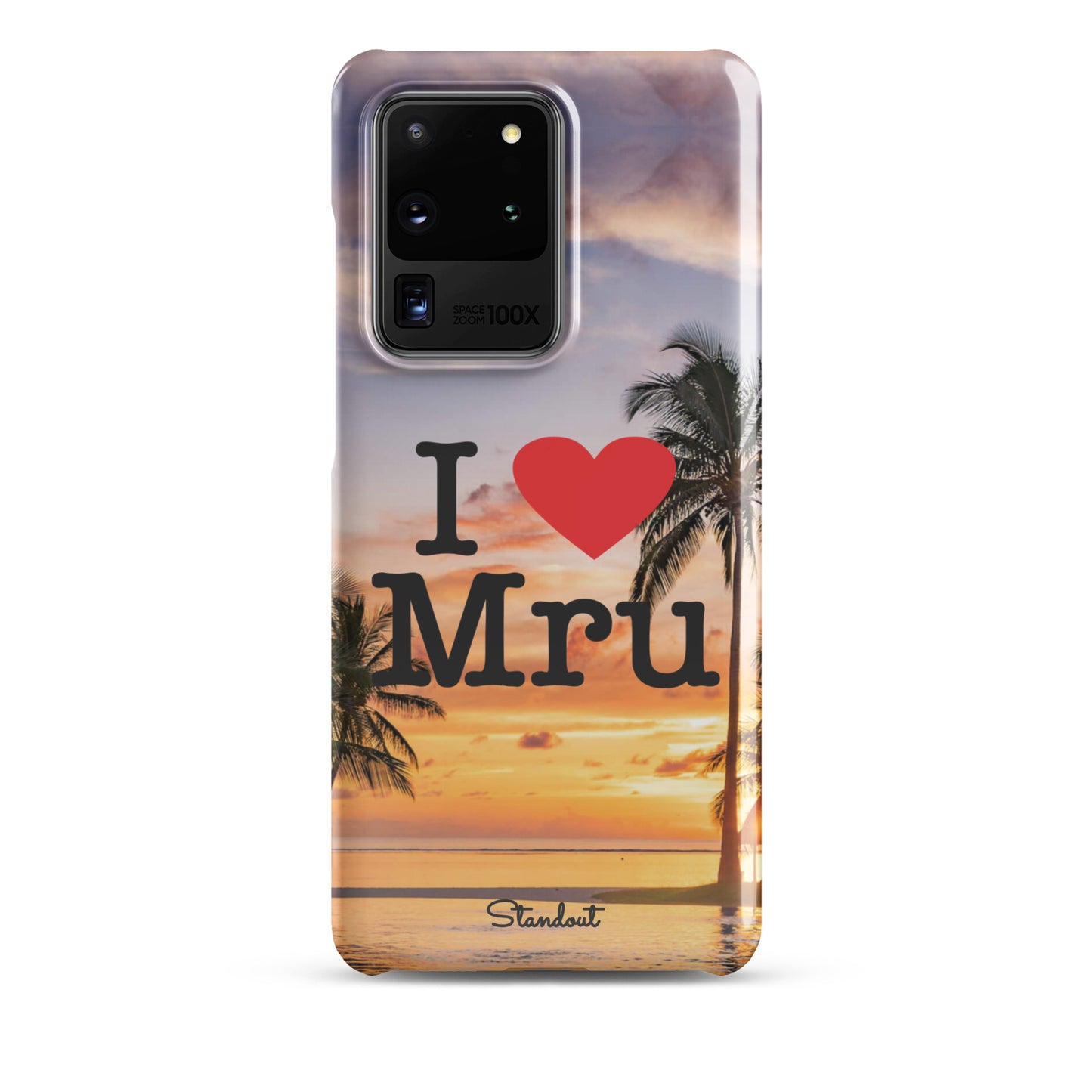 I love Mru SunsetSnap case for Samsung®