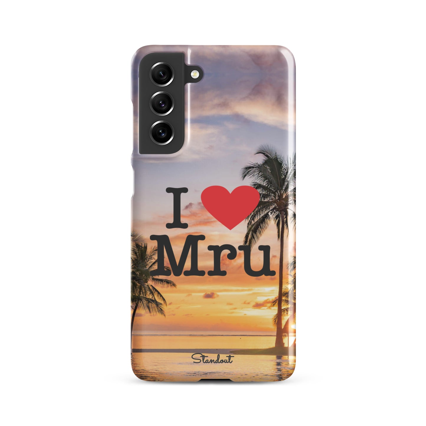 I love Mru SunsetSnap case for Samsung®