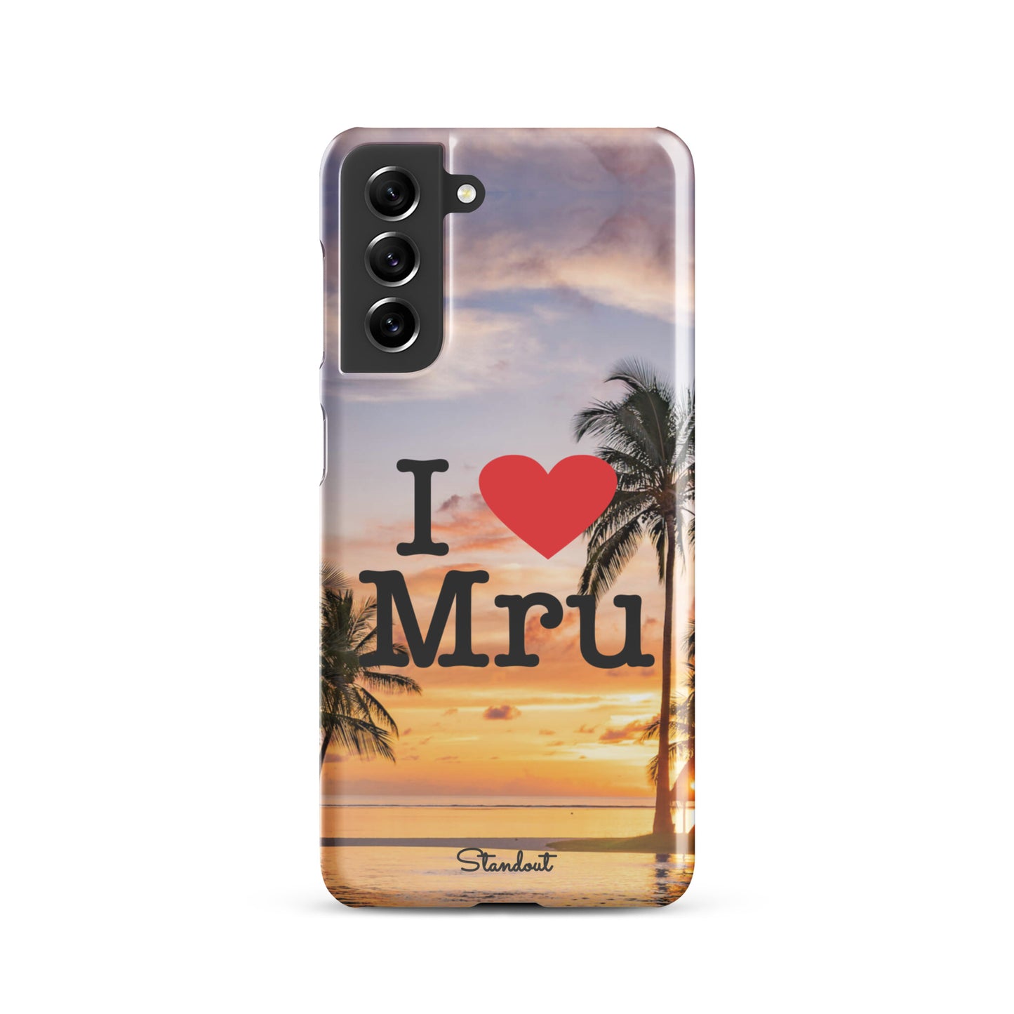 I love Mru SunsetSnap case for Samsung®