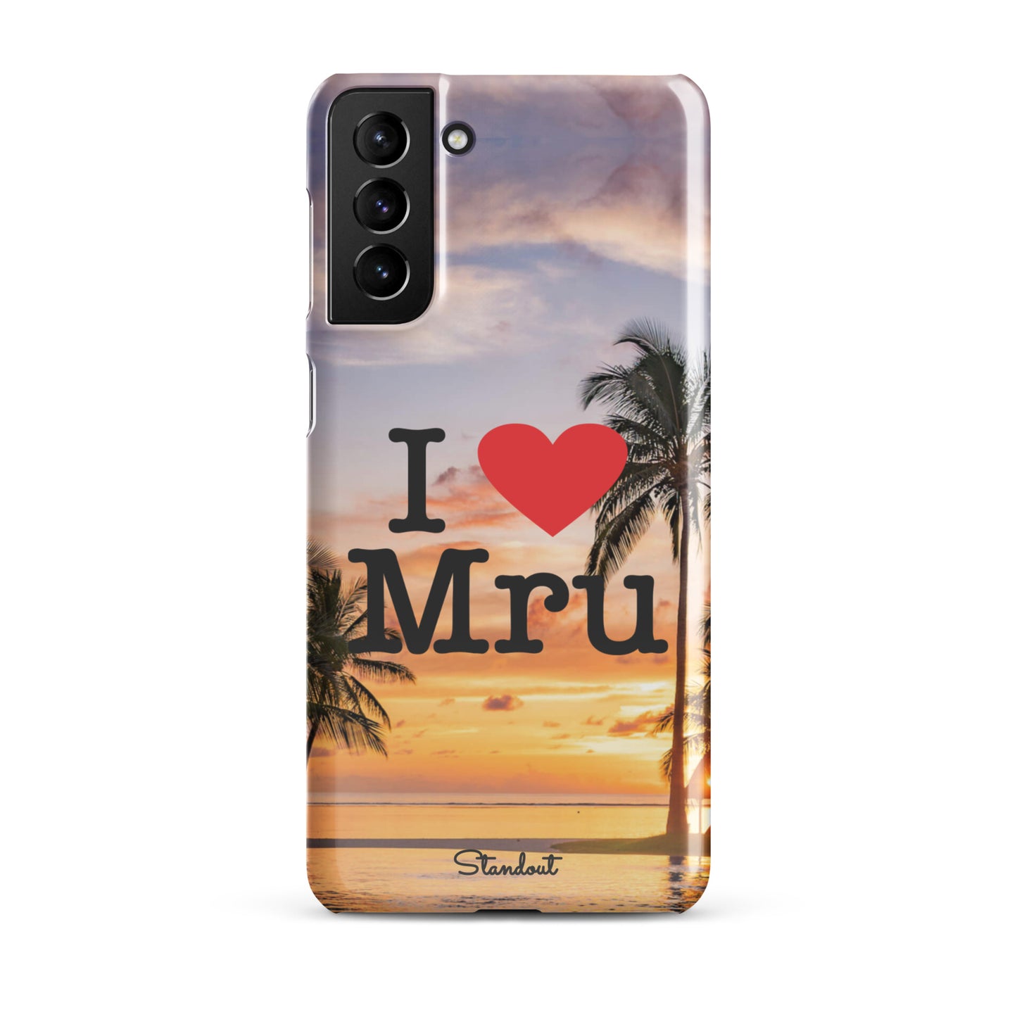 I love Mru SunsetSnap case for Samsung®