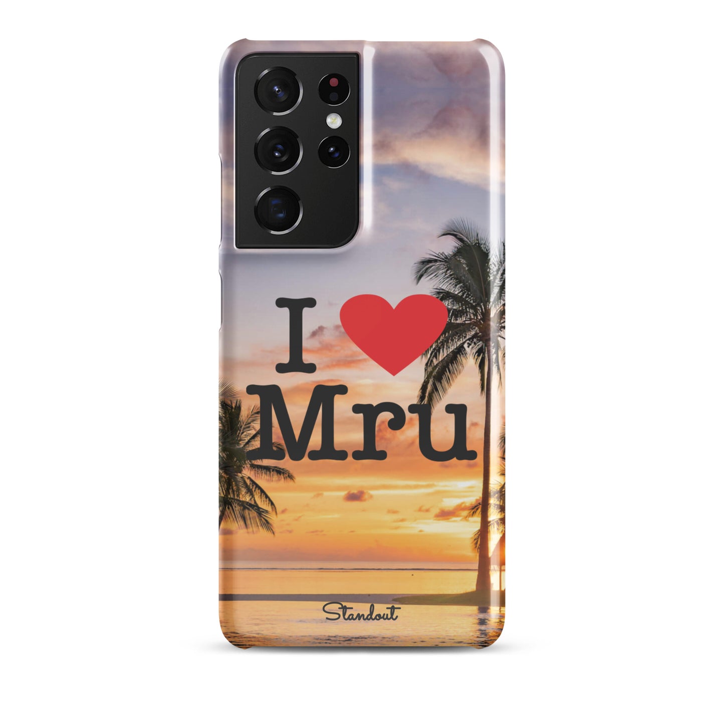 I love Mru SunsetSnap case for Samsung®