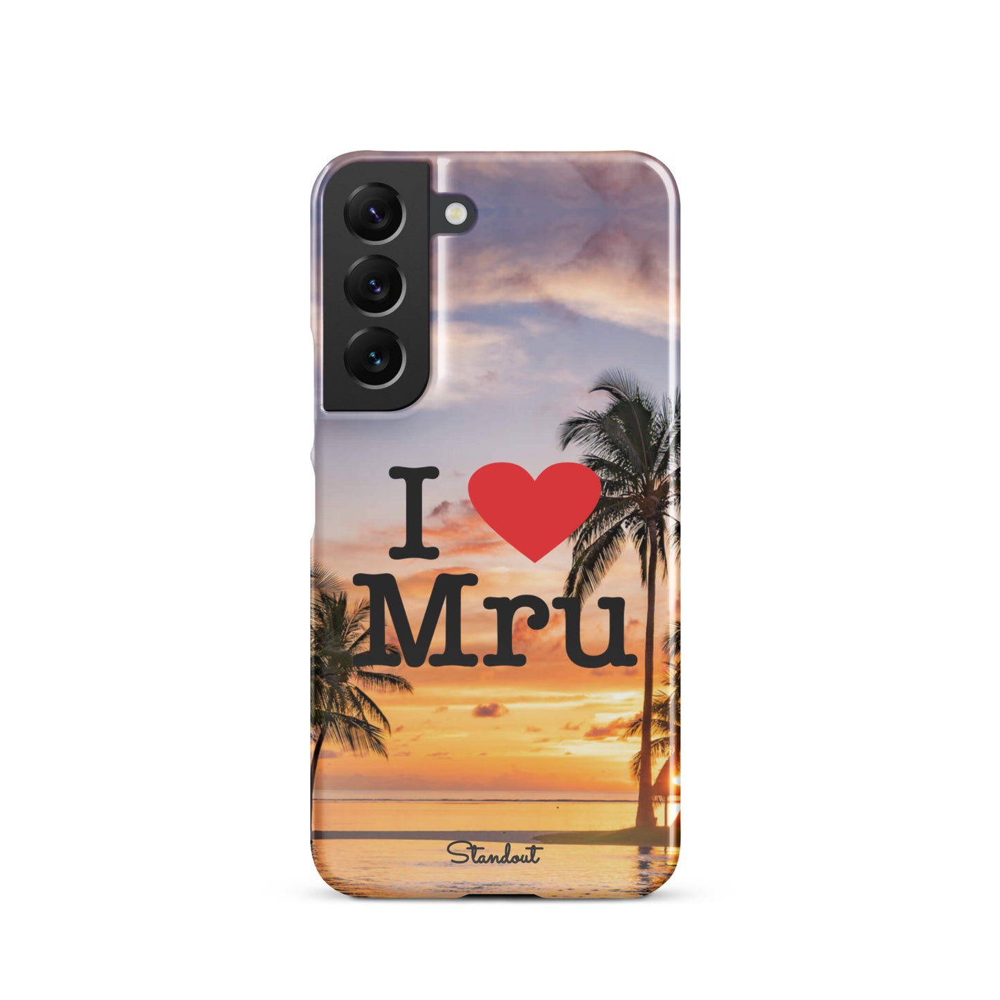 I love Mru SunsetSnap case for Samsung®