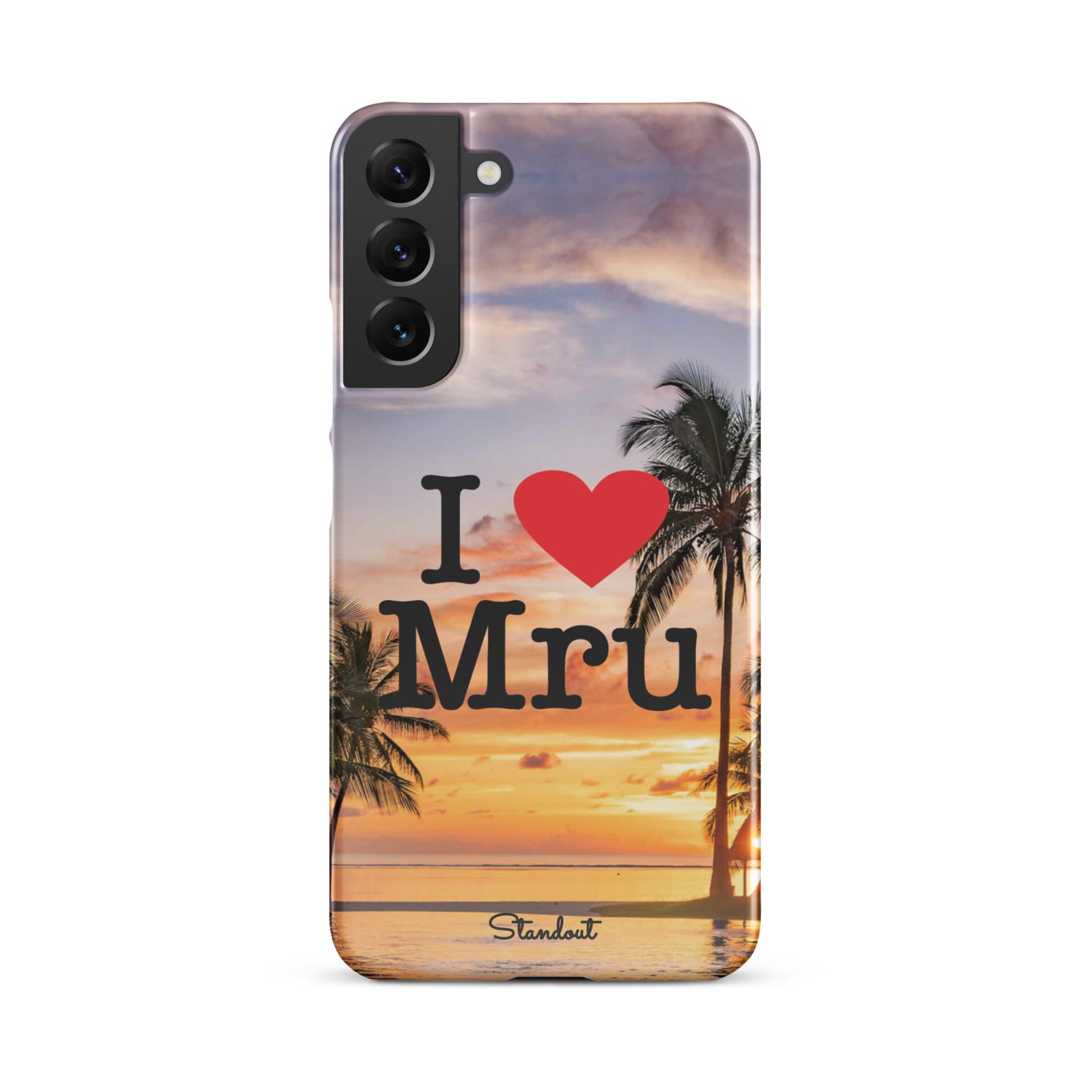 I love Mru SunsetSnap case for Samsung®