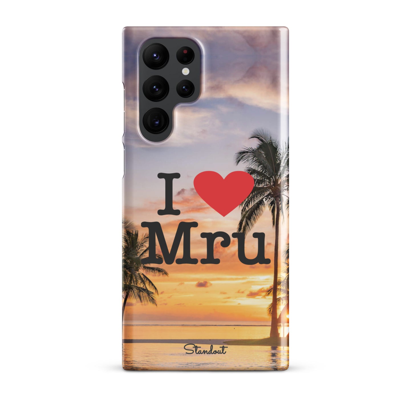 I love Mru SunsetSnap case for Samsung®