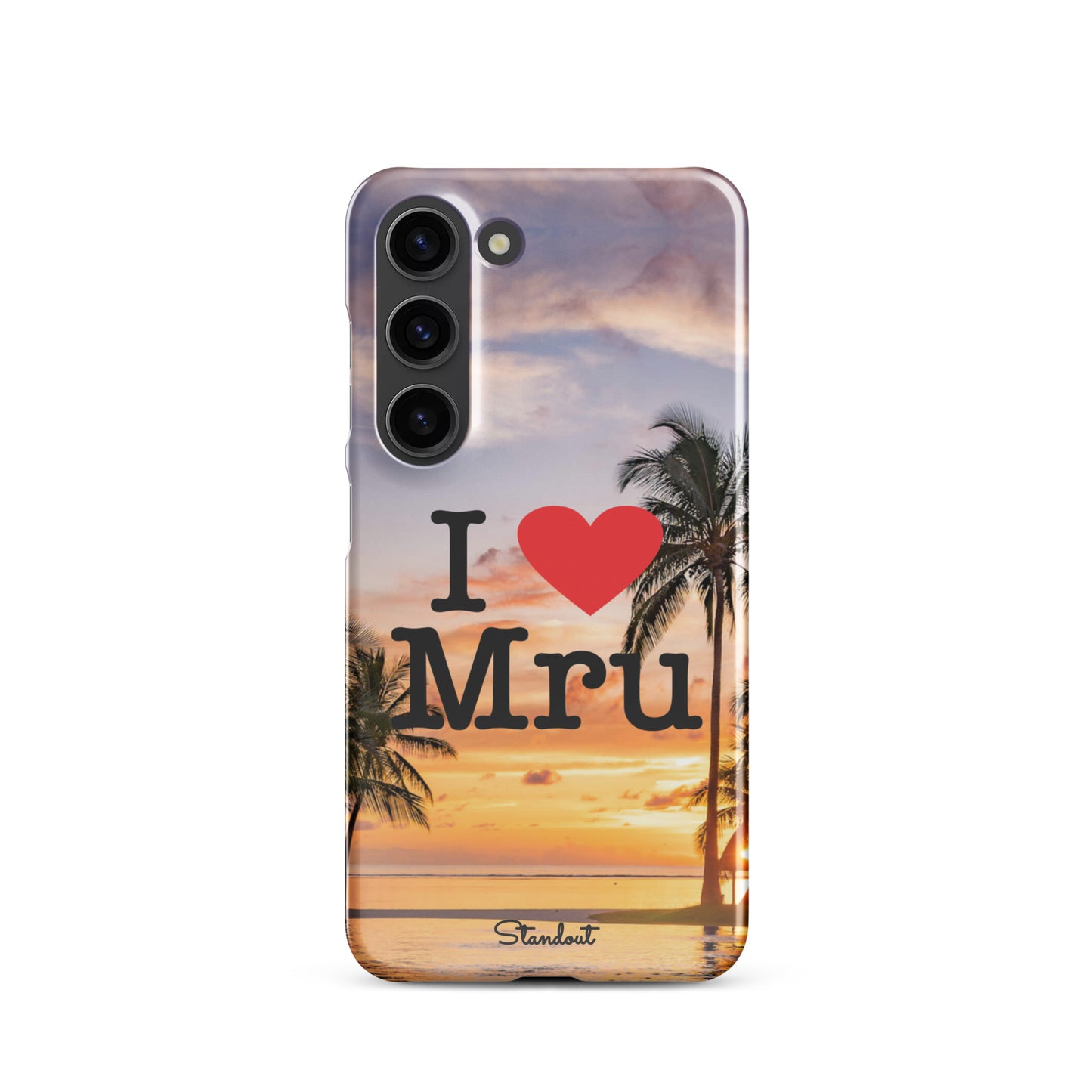 I love Mru SunsetSnap case for Samsung®