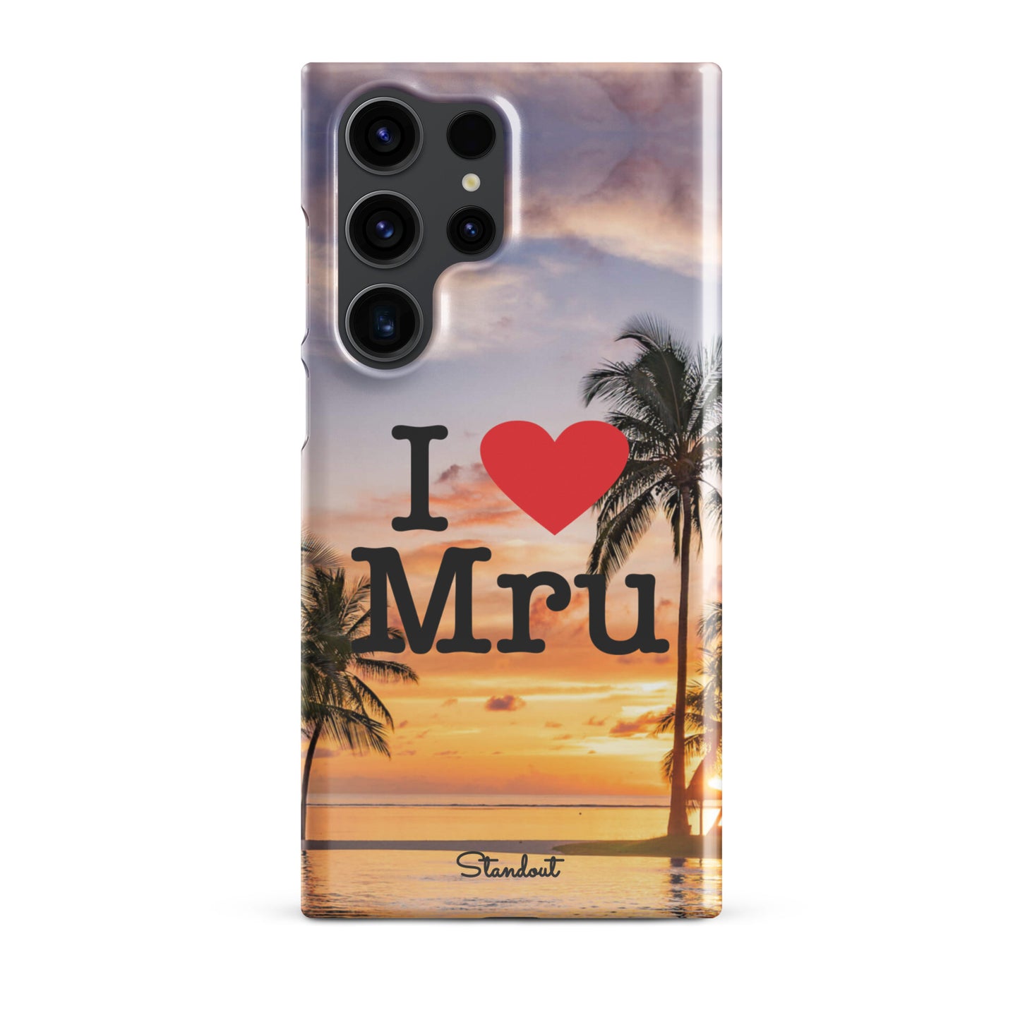 I love Mru SunsetSnap case for Samsung®