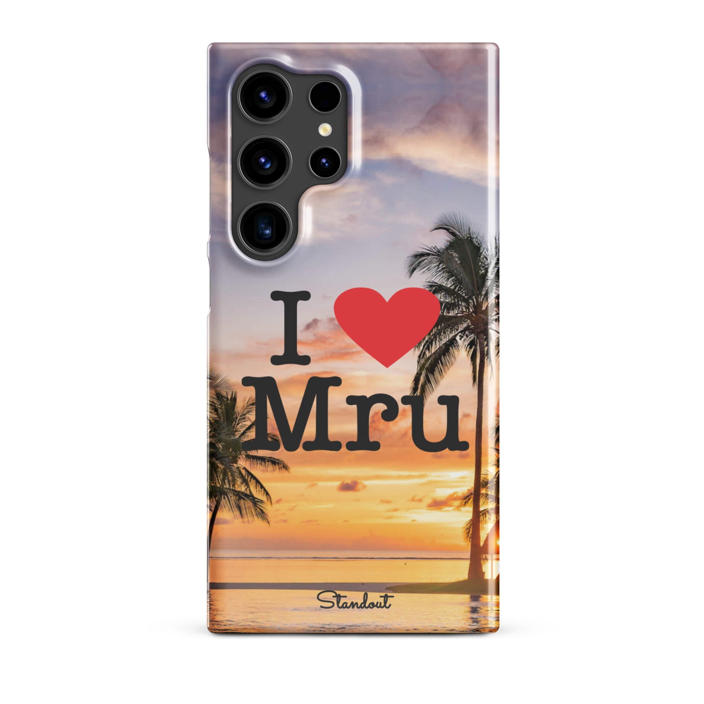 I love Mru SunsetSnap case for Samsung®