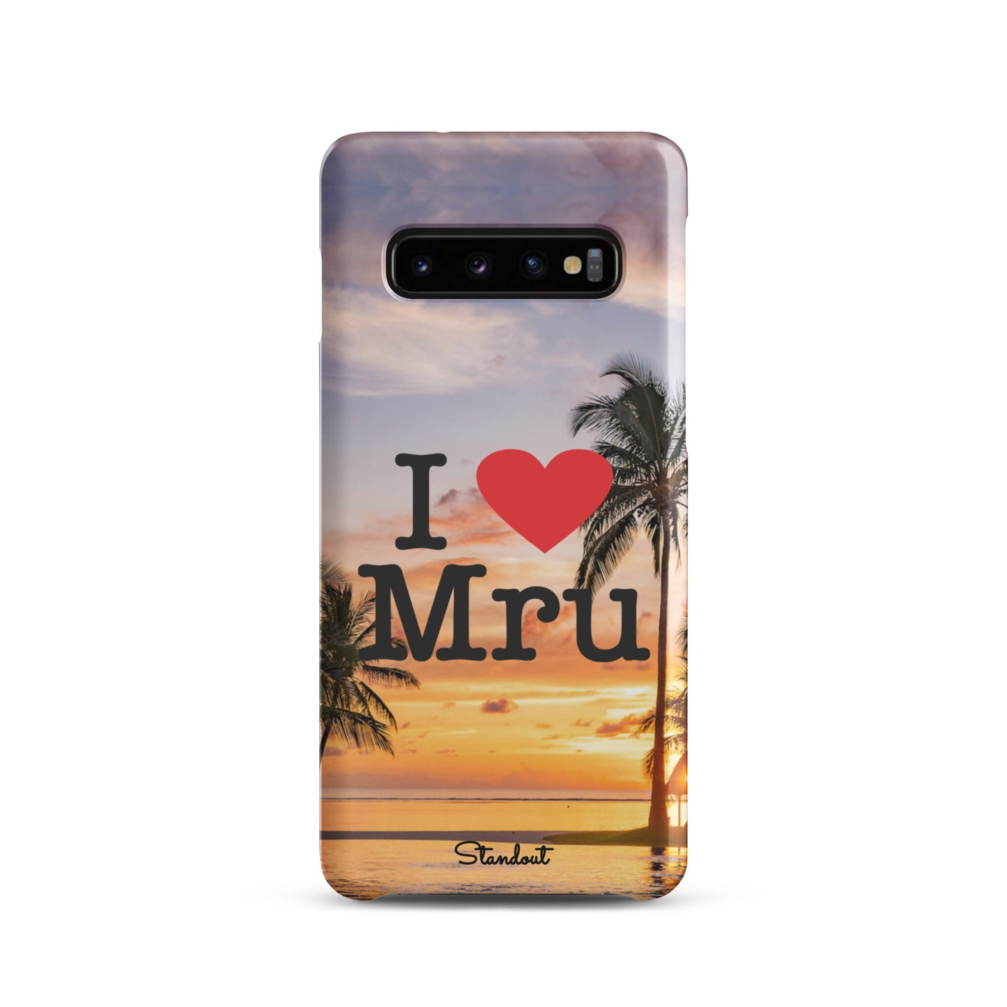 I love Mru SunsetSnap case for Samsung®