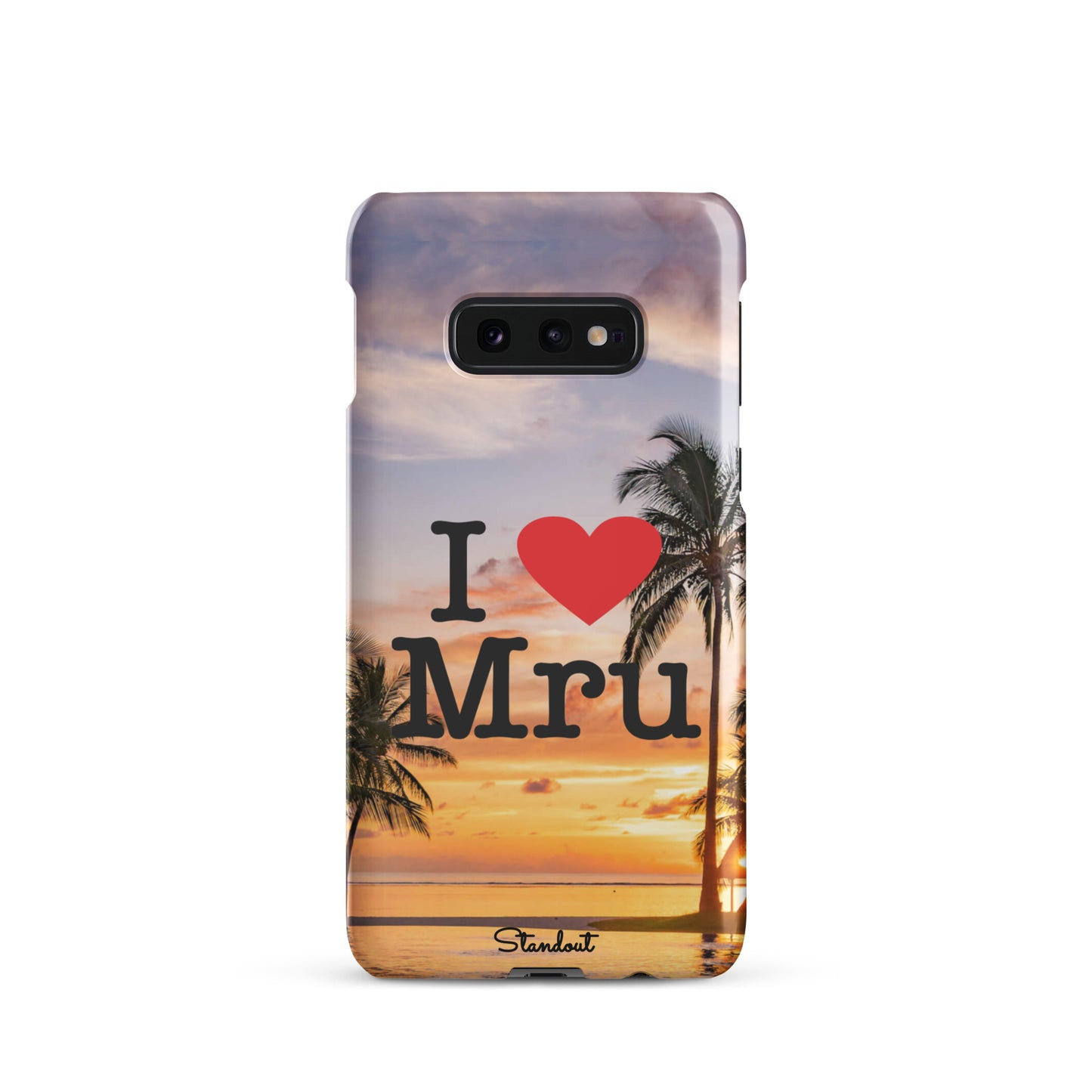 I love Mru SunsetSnap case for Samsung®