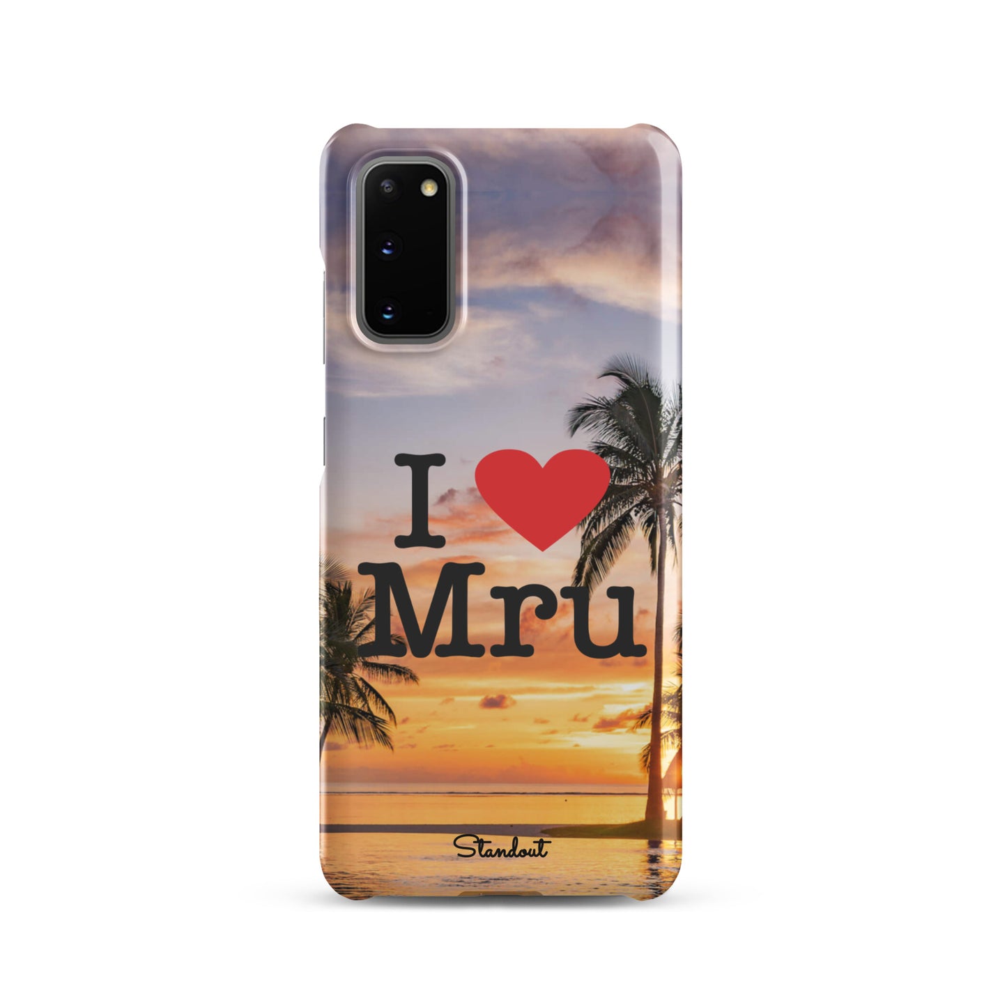 I love Mru SunsetSnap case for Samsung®