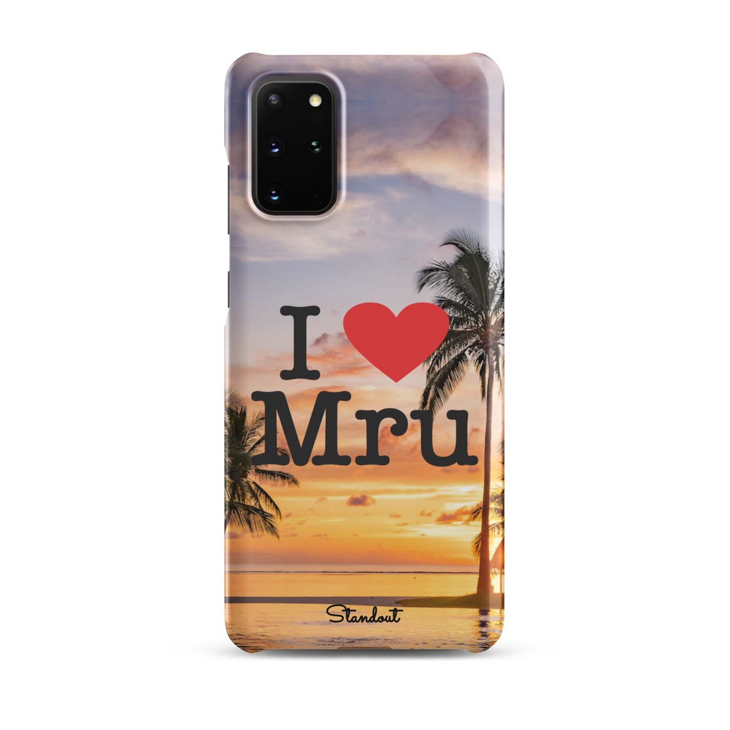 I love Mru SunsetSnap case for Samsung®