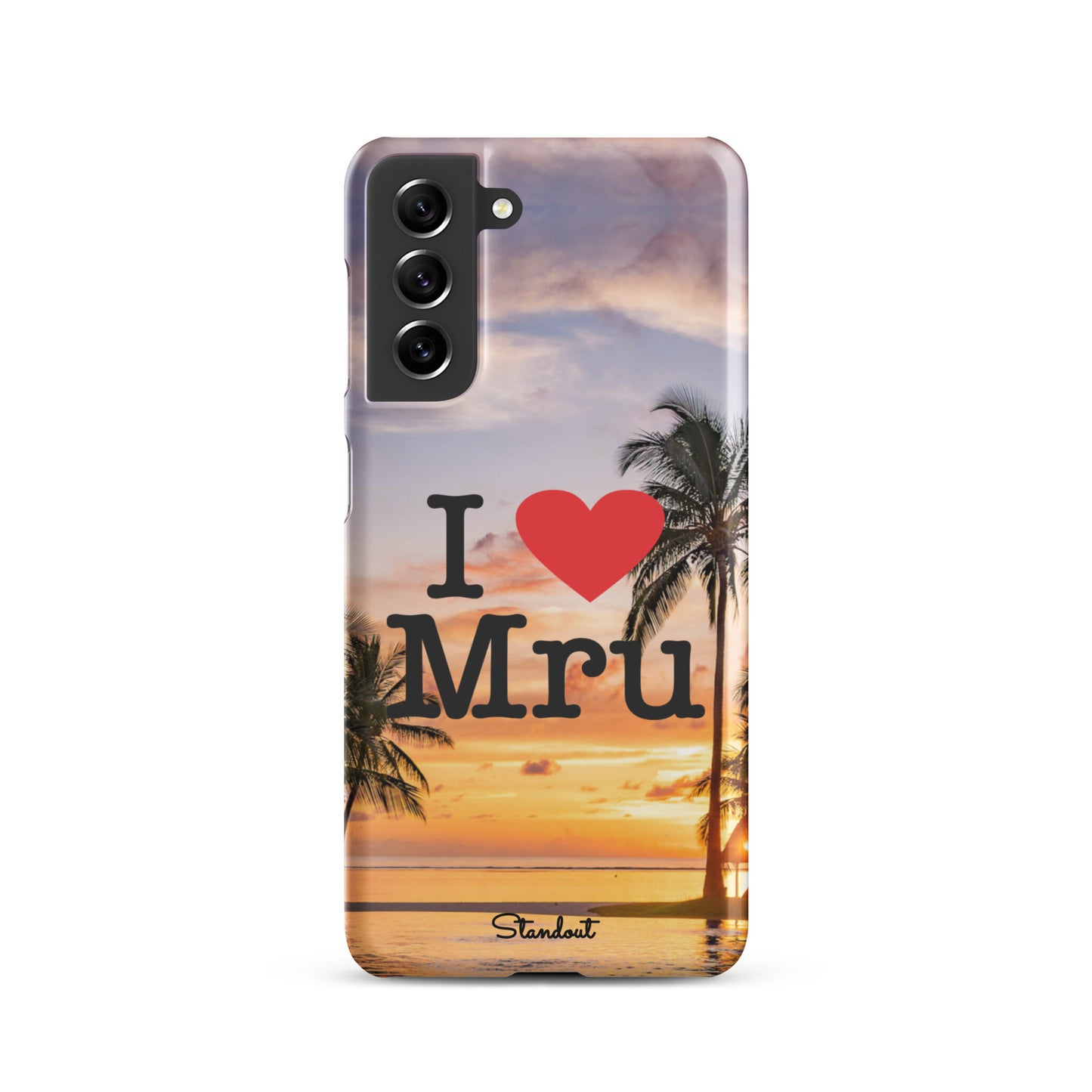 I love Mru SunsetSnap case for Samsung®