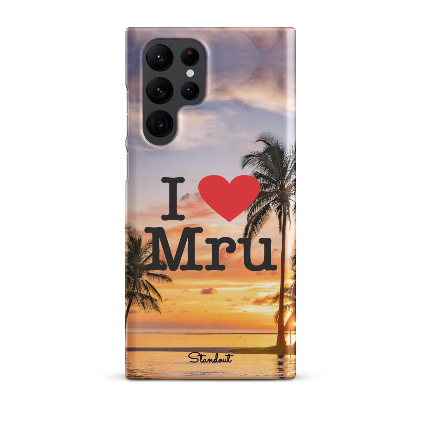 I love Mru SunsetSnap case for Samsung®