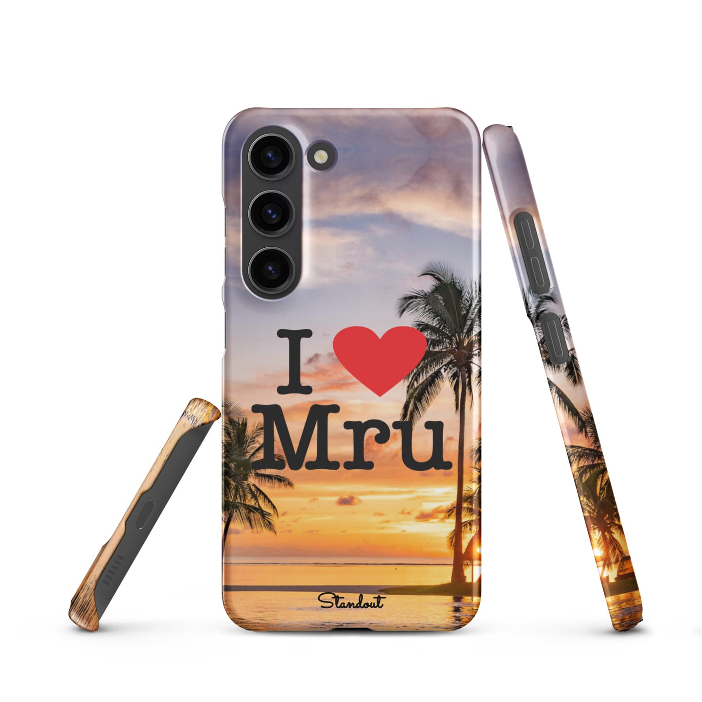 I love Mru SunsetSnap case for Samsung®